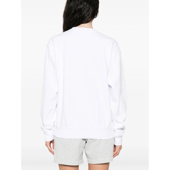 Sporty & Rich SPORTY & RICH Women Tops ST071622034WH WHITE Size L / US 10 / IT 46 - 2 Thumbnail