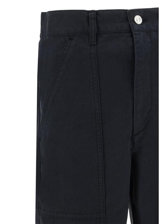 Isabel Marant ISABEL MARANT Men Straight Pants PA0178HAA3G44H 02FK BLACK Size US 40 / EU 56 - 3 Thumbnail