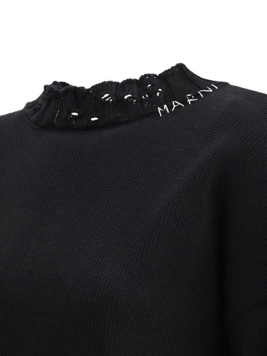Marni MARNI Women Sweater GCMD0579A0UFC652 00N99 BLACK Size M / US 6-8 / IT 42-44 - 3 Thumbnail