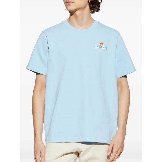 Casablanca CASABLANCA Men T-Shirts JTS 001 07 PALBL BLUE Size US S / EU 44-46 / 1 - 3 Thumbnail