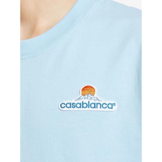 Casablanca CASABLANCA Men T-Shirts JTS 001 07 PALBL BLUE Size US S / EU 44-46 / 1 - 5 Thumbnail