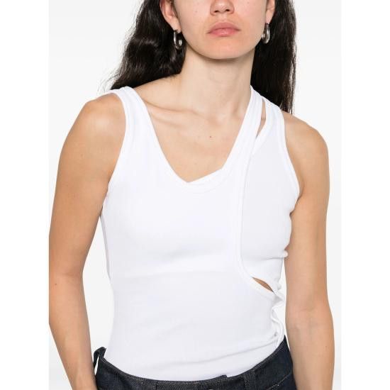 Axel Arigato AXEL ARIGATO Women Tops A3422001 RINA LAYAR WHITE Size S / US 4 / IT 40 - 2 Thumbnail