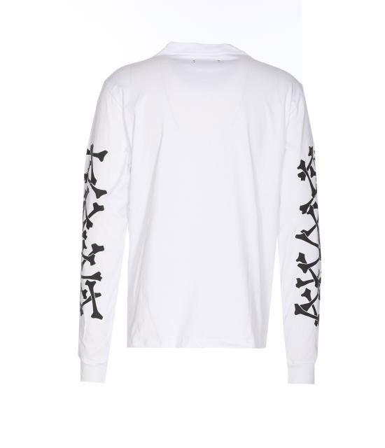 Amiri AMIRI Men Sweater JYTE1076 WHITE White Size US XL / EU 56 / 4 - 2 Thumbnail