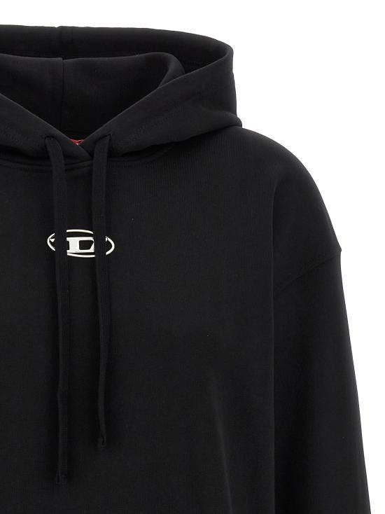 Diesel DIESEL Women Hoodies A19448 0BMBJ 9XX Black Size M / US 6-8 / IT 42-44 - 3 Thumbnail
