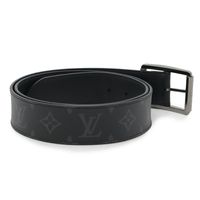 Louis Vuitton Louis Vuitton Monogram Eclipse Leather Belt Canvas Other M9044U