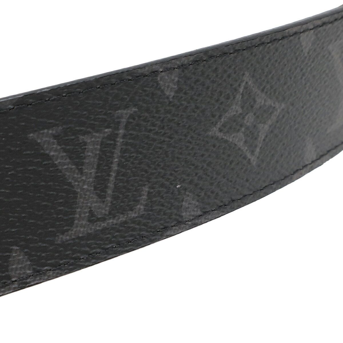 Louis Vuitton Louis Vuitton Monogram Eclipse Leather Belt Canvas Other M9044U