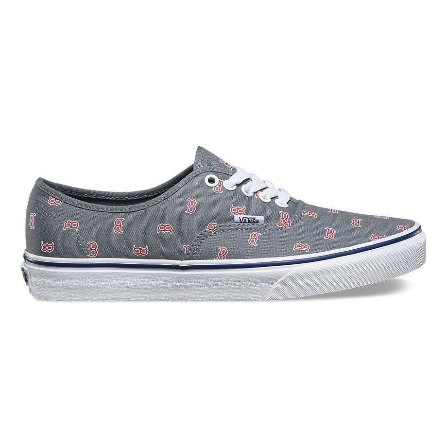 MLB × Vans Vans x MLB Authentic (Boston Red Sox/Grau) Size US 11 / EU 44 - 2 Thumbnail
