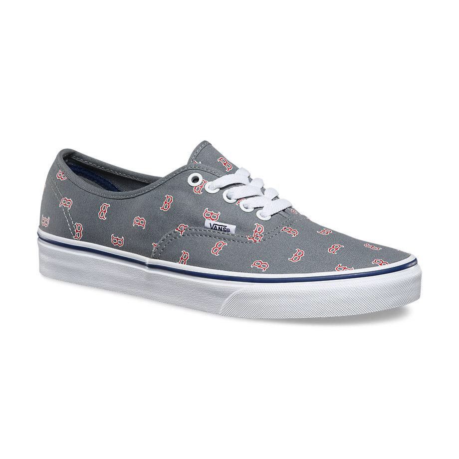 MLB × Vans Vans x MLB Authentic (Boston Red Sox/Grau) Size US 11 / EU 44 - 1 Thumbnail