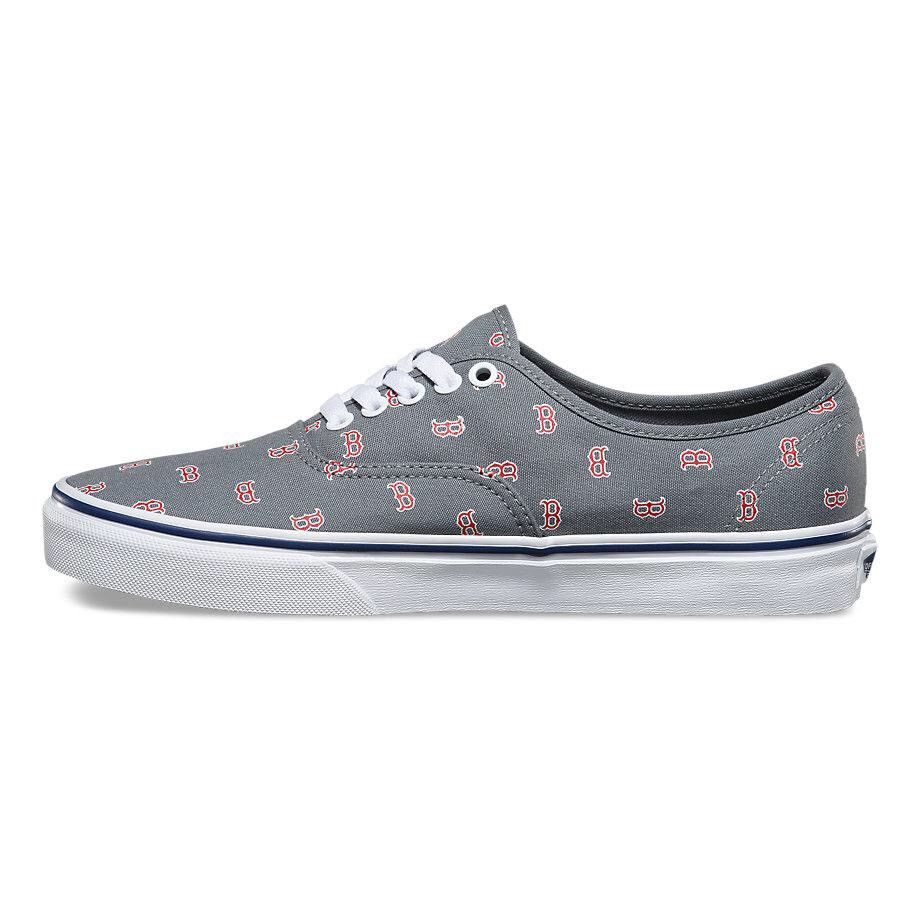 MLB × Vans Vans x MLB Authentic (Boston Red Sox/Grau) Size US 11 / EU 44 - 3 Thumbnail