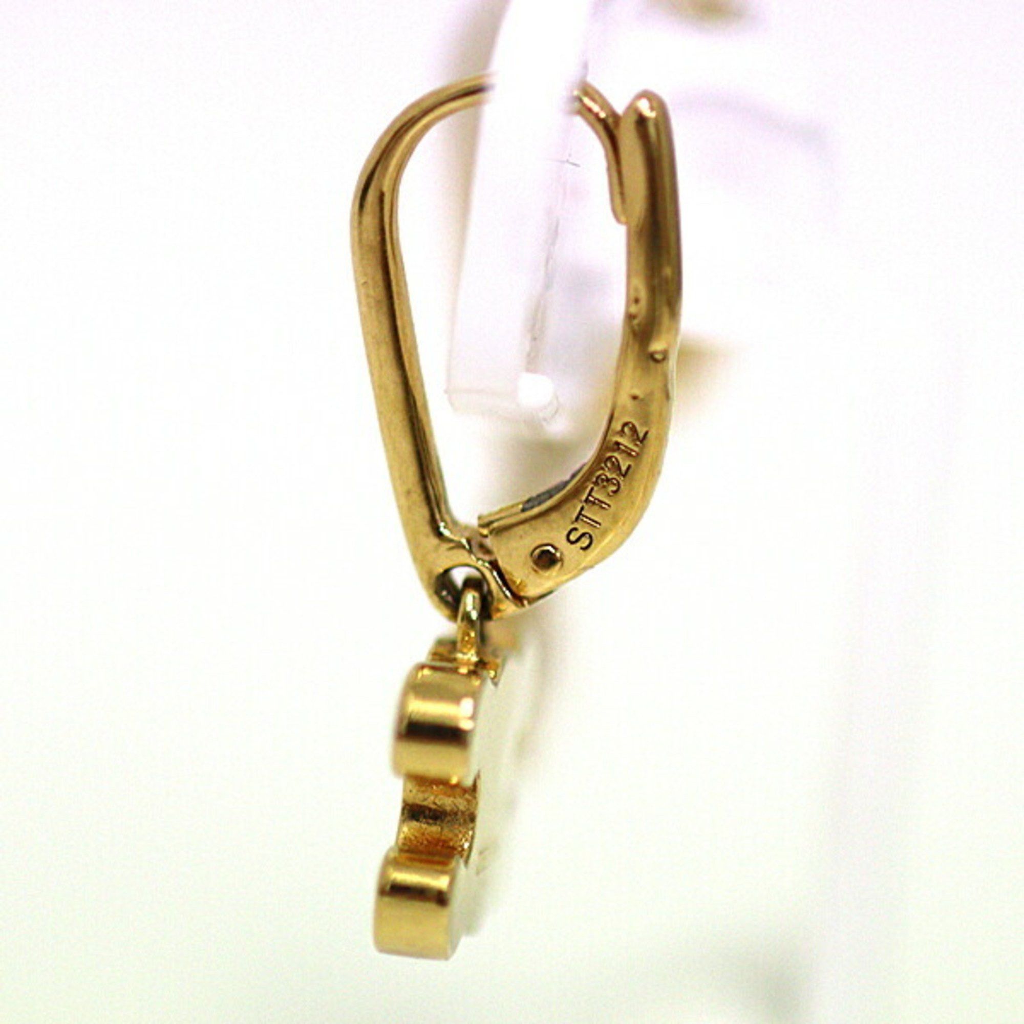 Celine CELINE Triomphe Earrings Metal Gold F-04605 Size ONE SIZE - 2 Thumbnail