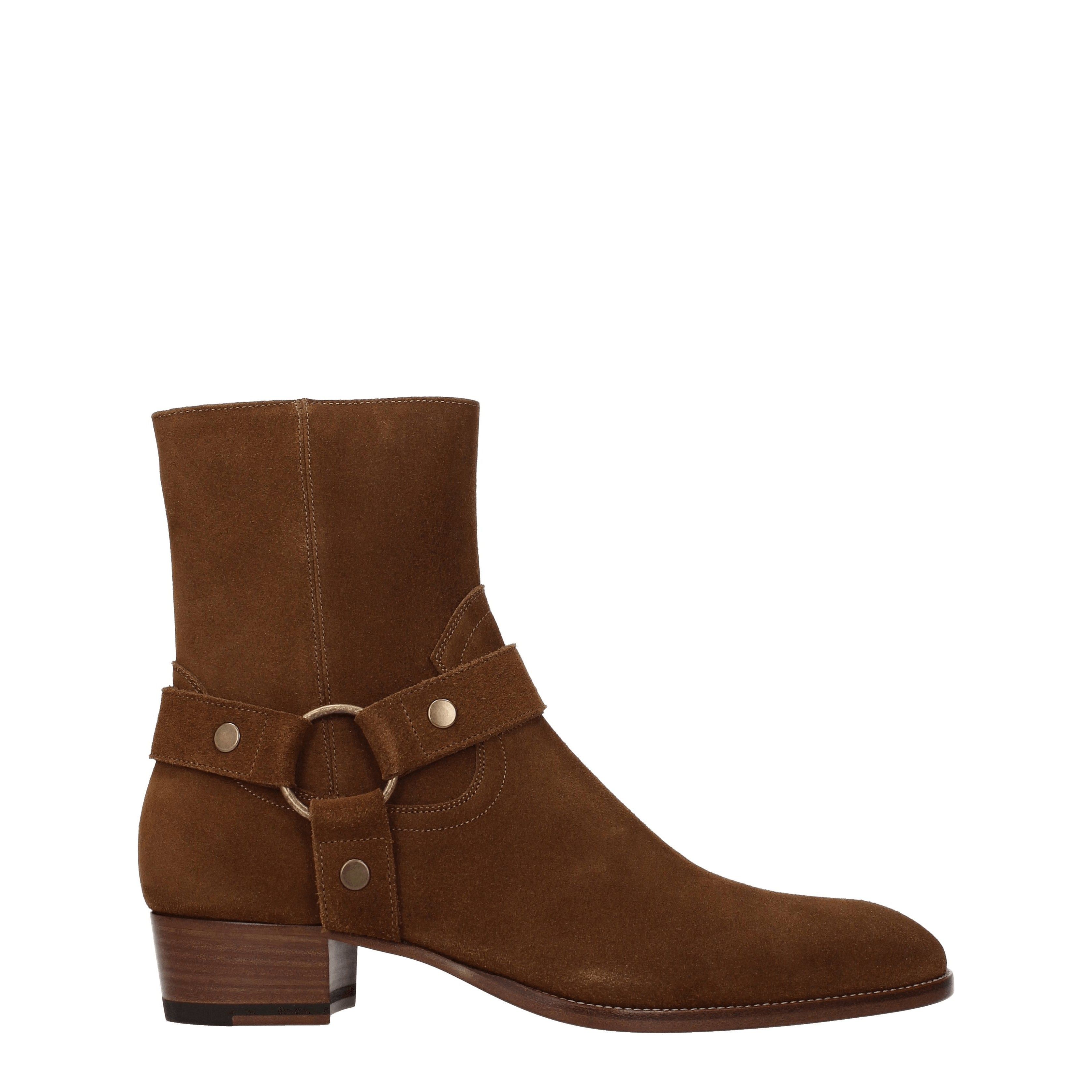 Saint Laurent Paris Ankle Boots in Suede Size US 8 / EU 41 - 2 Thumbnail