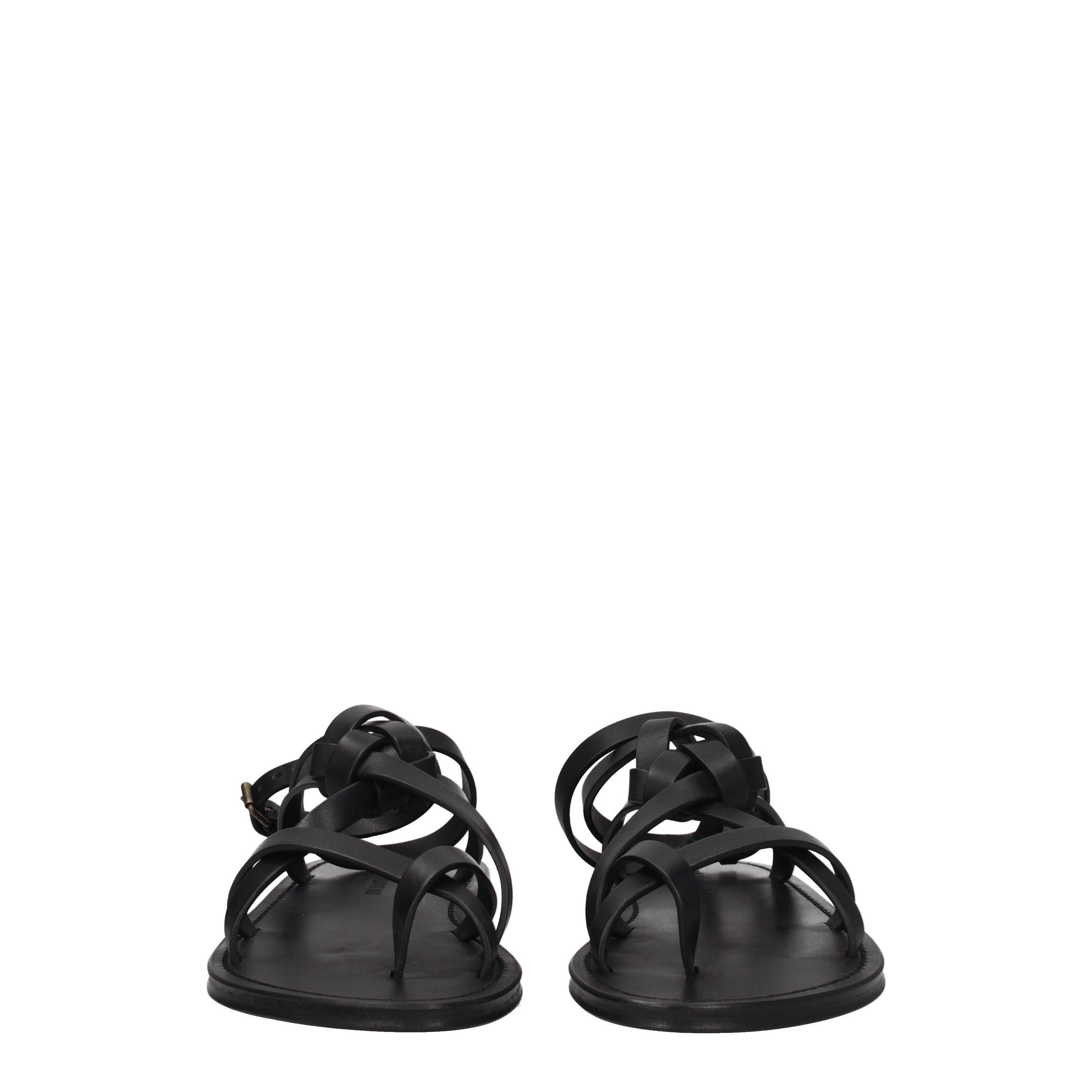 Saint Laurent Paris Flip Flops in Leather Size US 9.5 / EU 42-43 - 3 Thumbnail