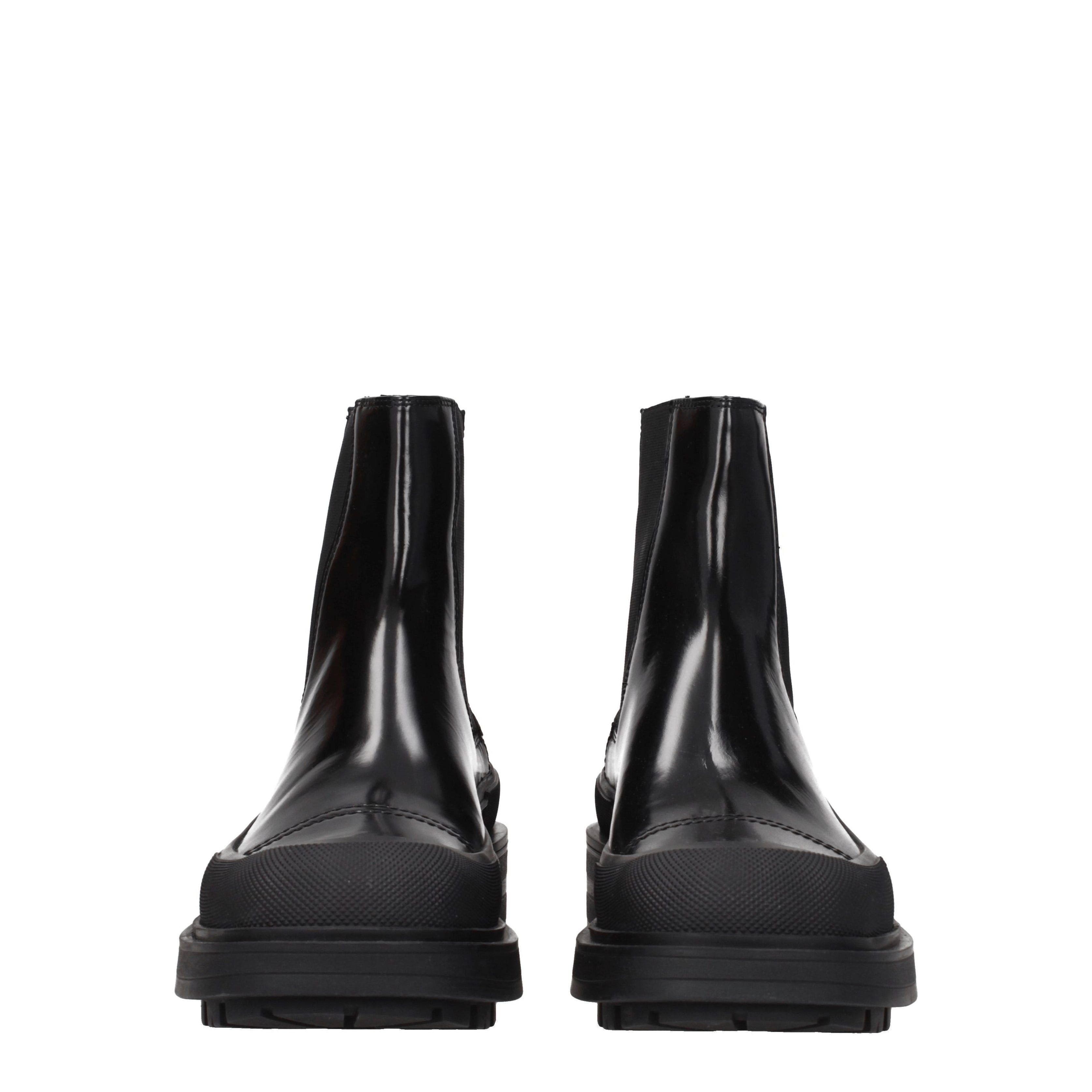 Alexander McQueen Ankle Boots in Leather Size US 10.5 / EU 43-44 - 3 Thumbnail
