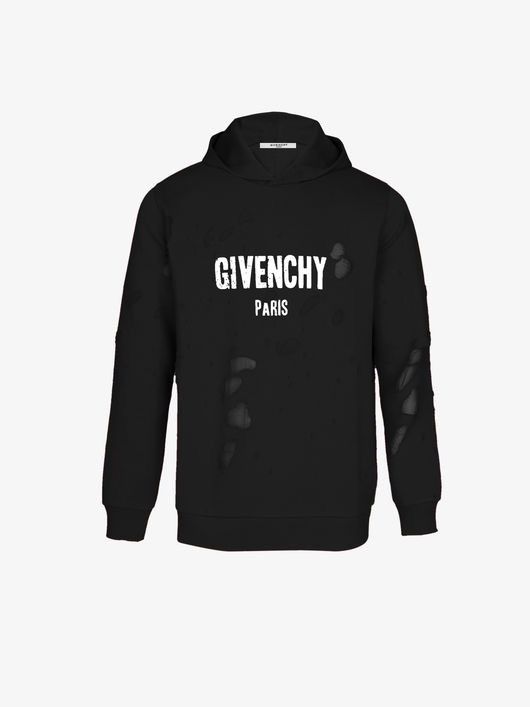 Givenchy Givenchy Distressed Hoodie | Grailed