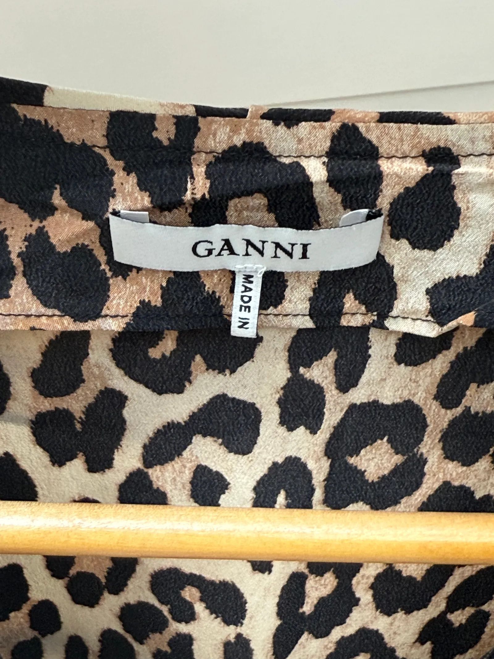 Ganni Ganni GANNI Fayette Wrap Blouse Blouse Size S / US 4 / IT 40 - 4 Thumbnail