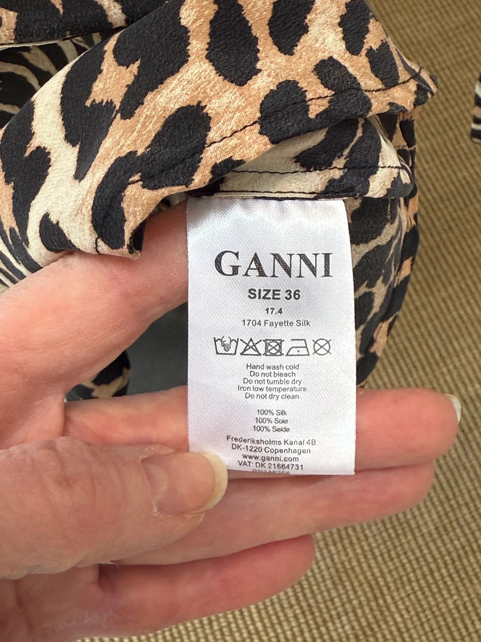 Ganni Ganni GANNI Fayette Wrap Blouse Blouse Size S / US 4 / IT 40 - 3 Thumbnail