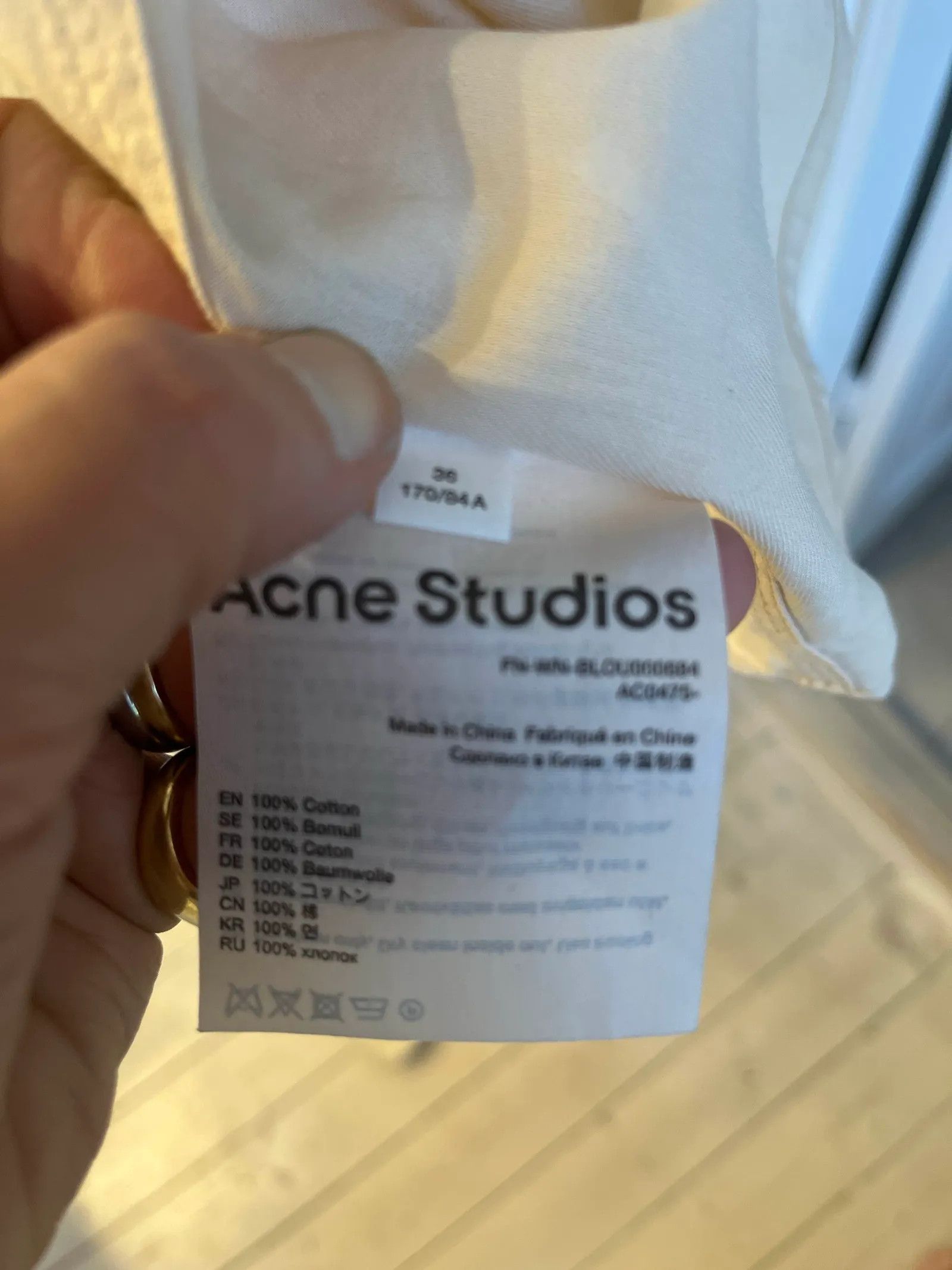 Acne Studios Acne Studios Blouse Size XS / US 0-2 / IT 36-38 - 3 Thumbnail