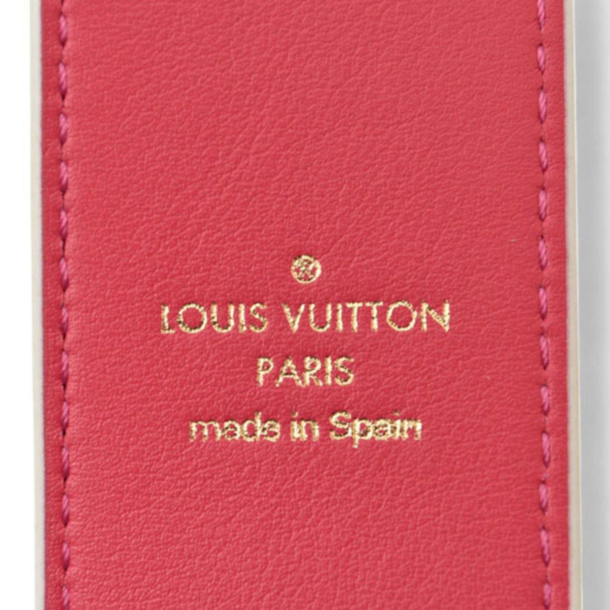 Louis Vuitton Louis Vuitton Shoulder Strap LOUIS VUITTON Bandouliere Monogram Hot Pink J02285 Size ONE SIZE - 3 Thumbnail