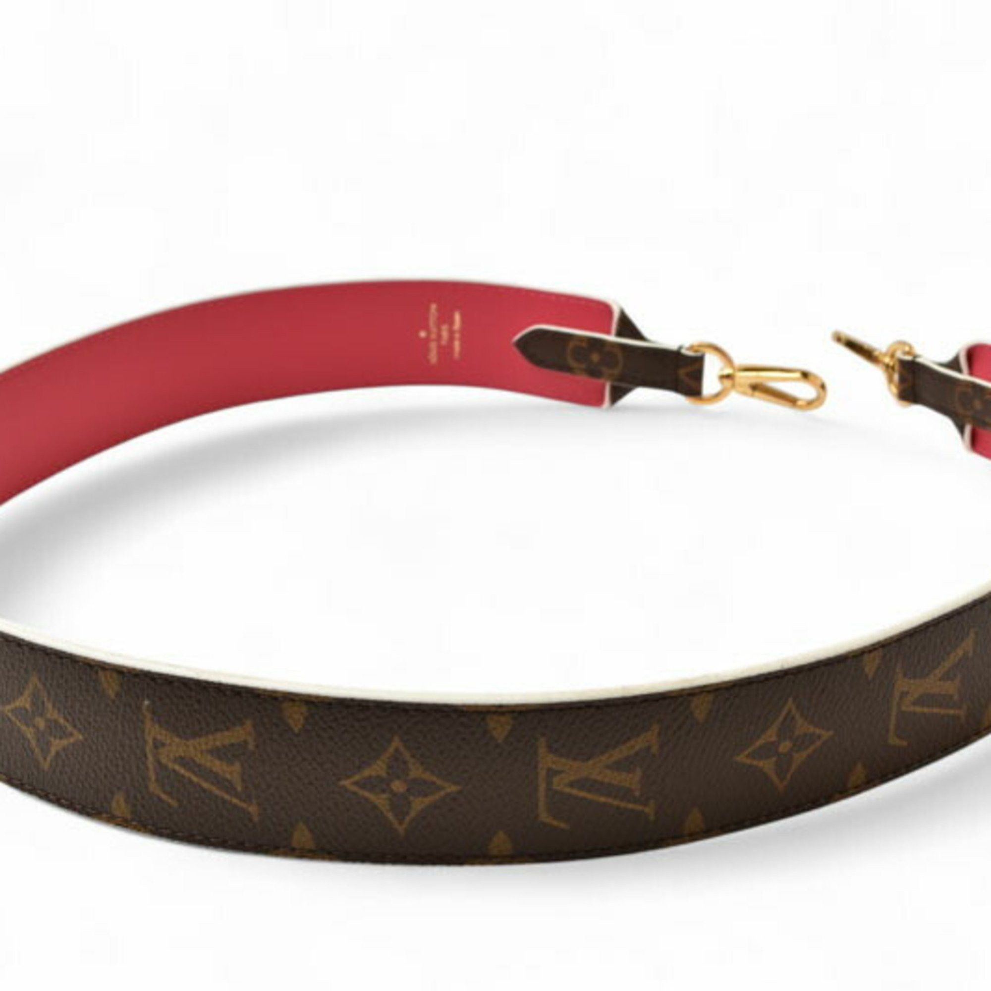 Louis Vuitton Louis Vuitton Shoulder Strap LOUIS VUITTON Bandouliere Monogram Hot Pink J02285 Size ONE SIZE - 5 Thumbnail