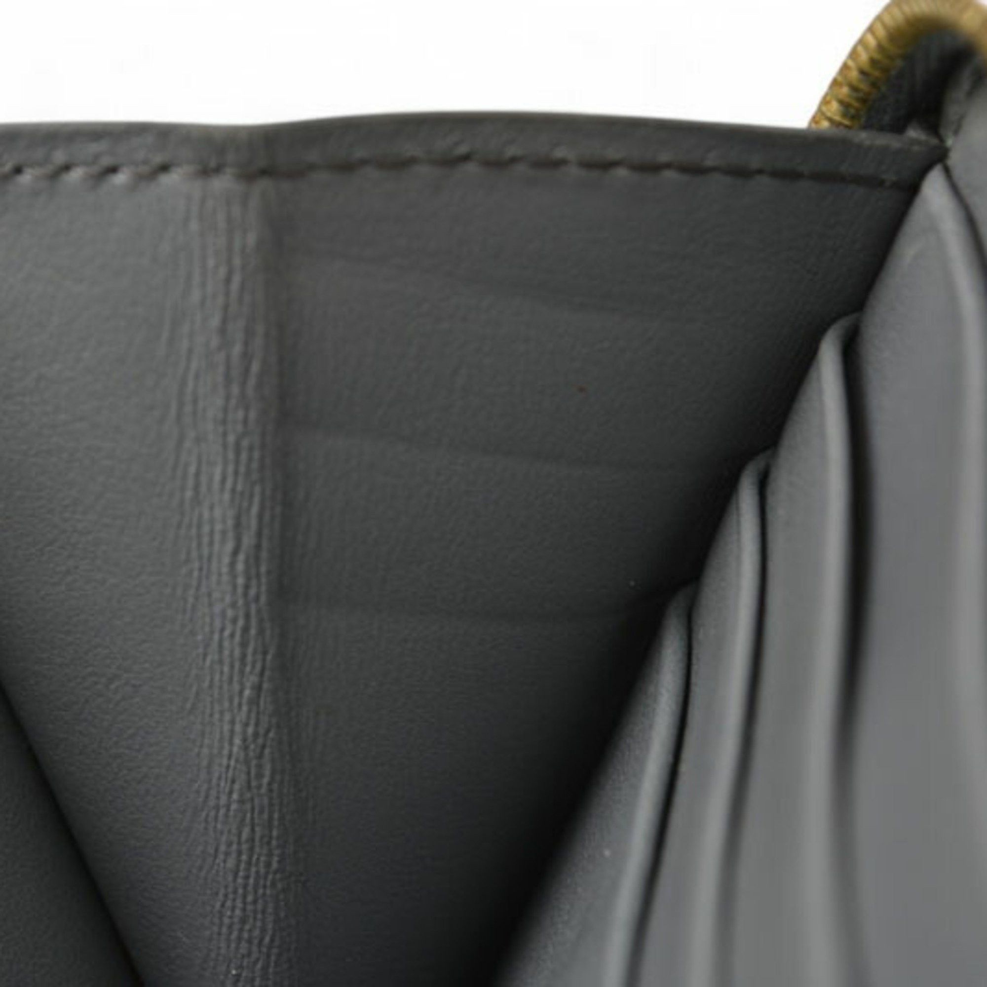 Celine CELINE Wallet Long Large Zip Calfskin Grey 10B553EL.09 Size ONE SIZE - 12 Thumbnail