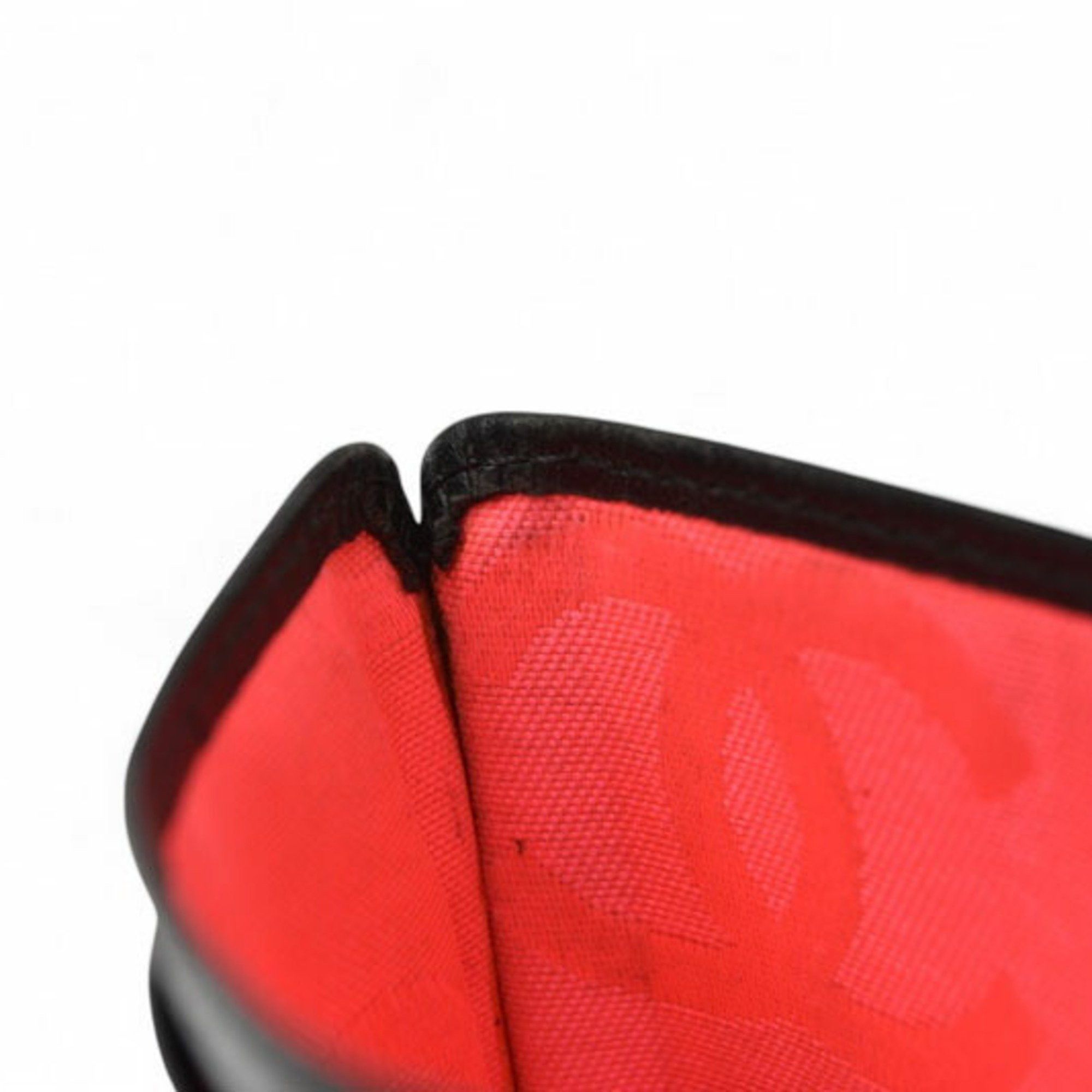 Chanel CHANEL Card Case Business Holder Cambon Line Leather Black Size ONE SIZE - 8 Thumbnail