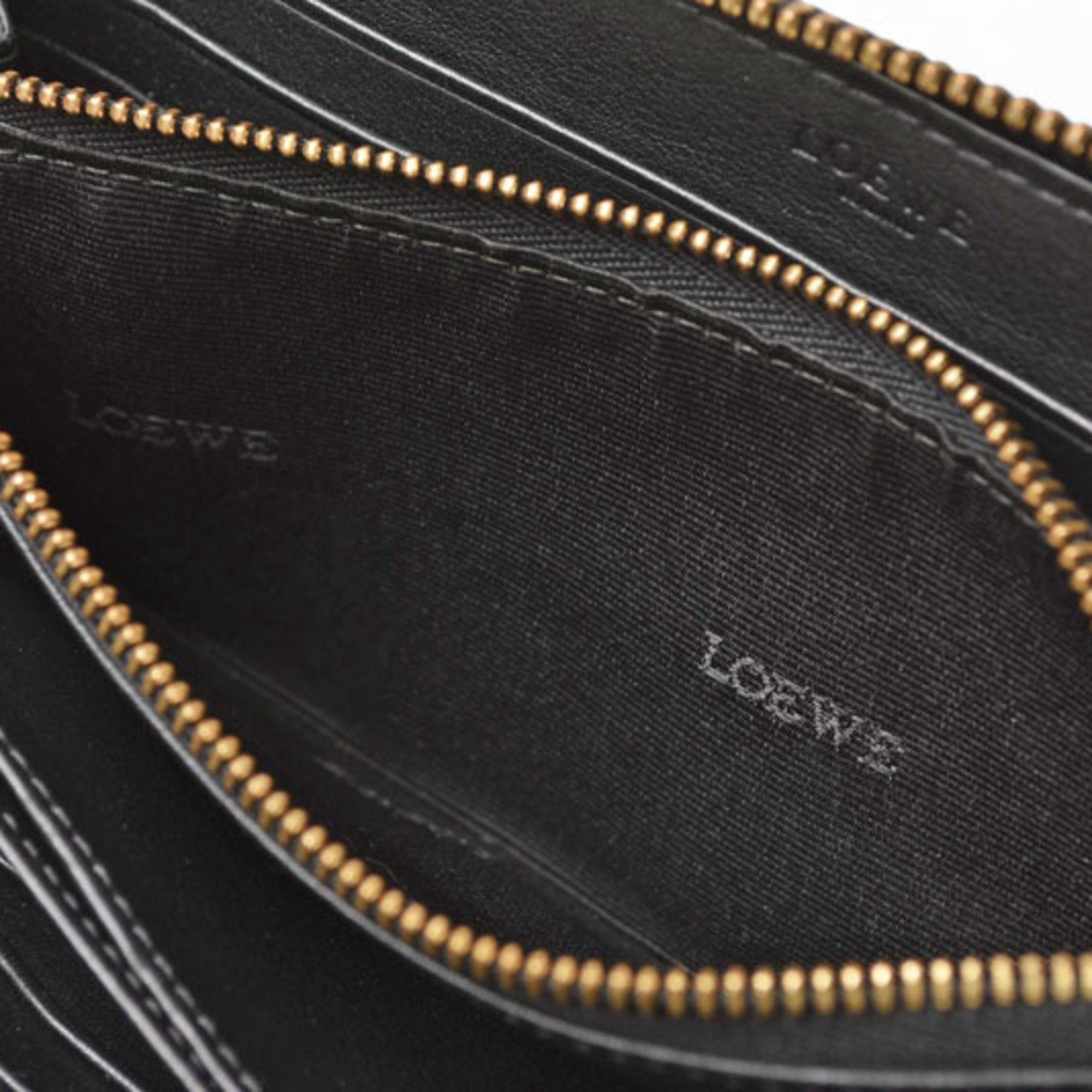 Loewe LOEWE Wallet Long ZIP AROUND Anagram Gray Black Size ONE SIZE - 10 Thumbnail