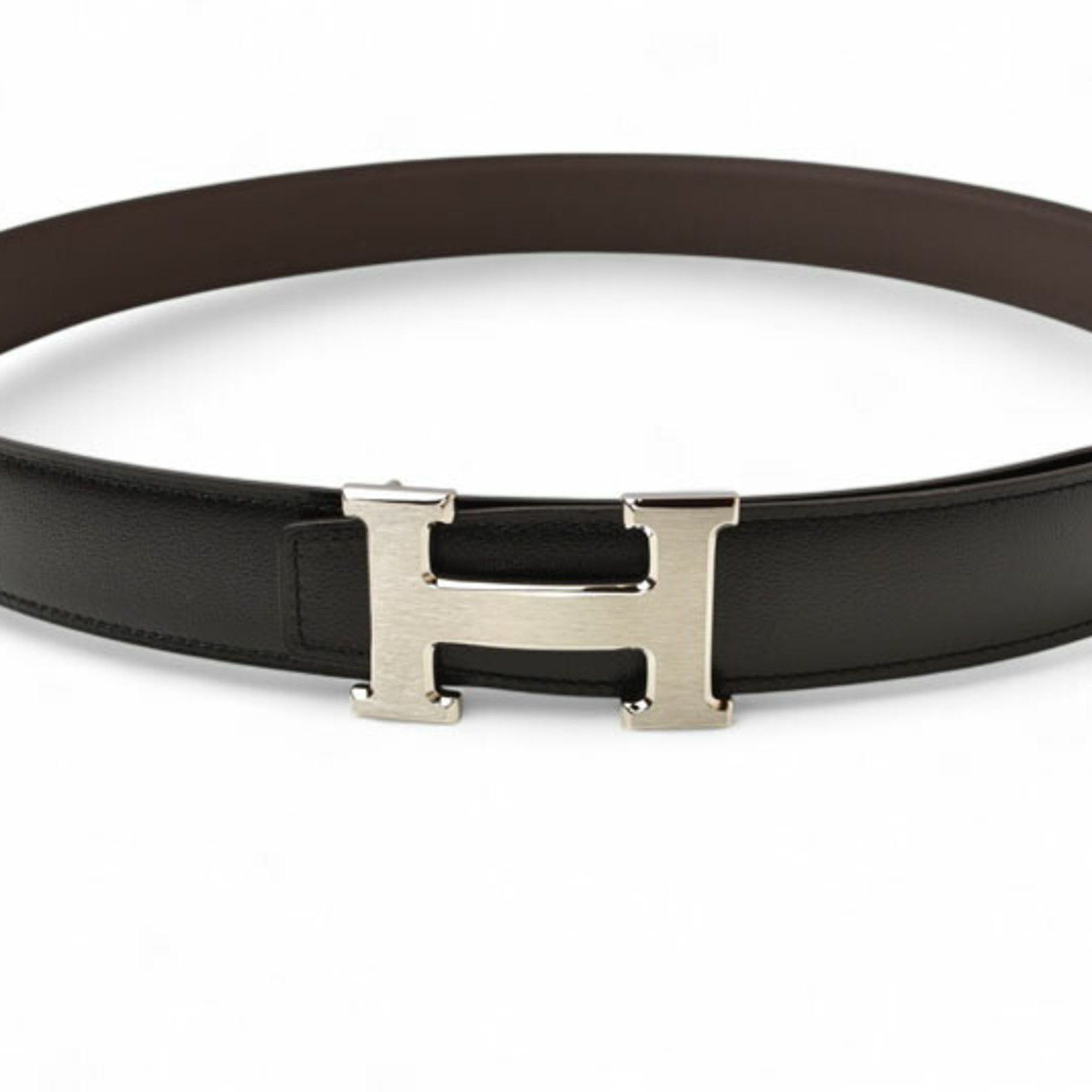 Hermes Hermes Belt Reversible HERMES Constance Size 95 H Buckle Box Calf Togo Black Chocolate Unused Size ONE SIZE - 6 Thumbnail