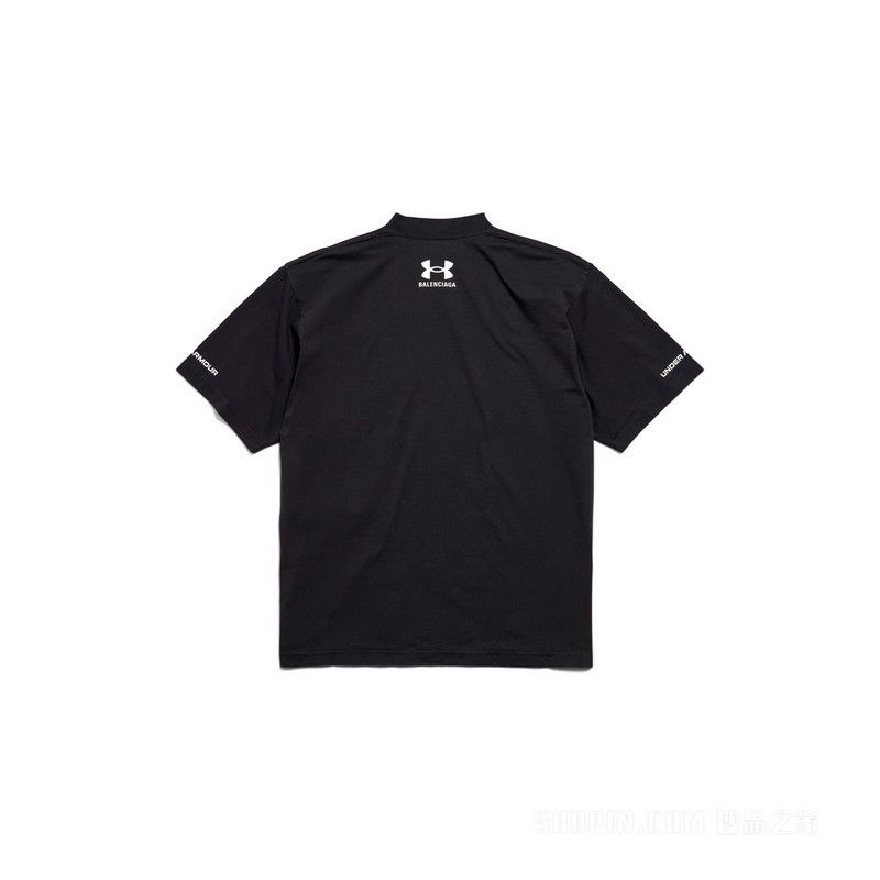 Balenciaga × Under Armour under armour® t-shirt medium fit in black Size S / US 4 / IT 40 - 2 Thumbnail