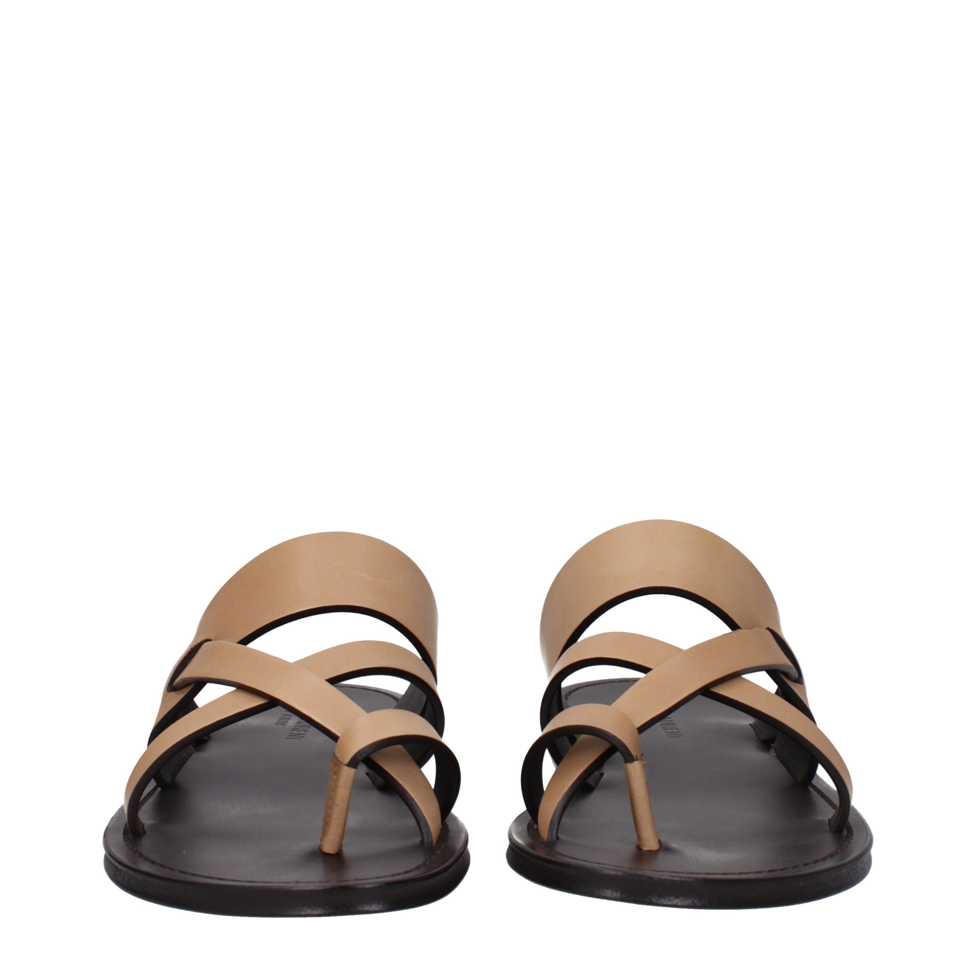 Saint Laurent Paris Sandals in Leather Size US 11 / EU 44 - 3 Thumbnail