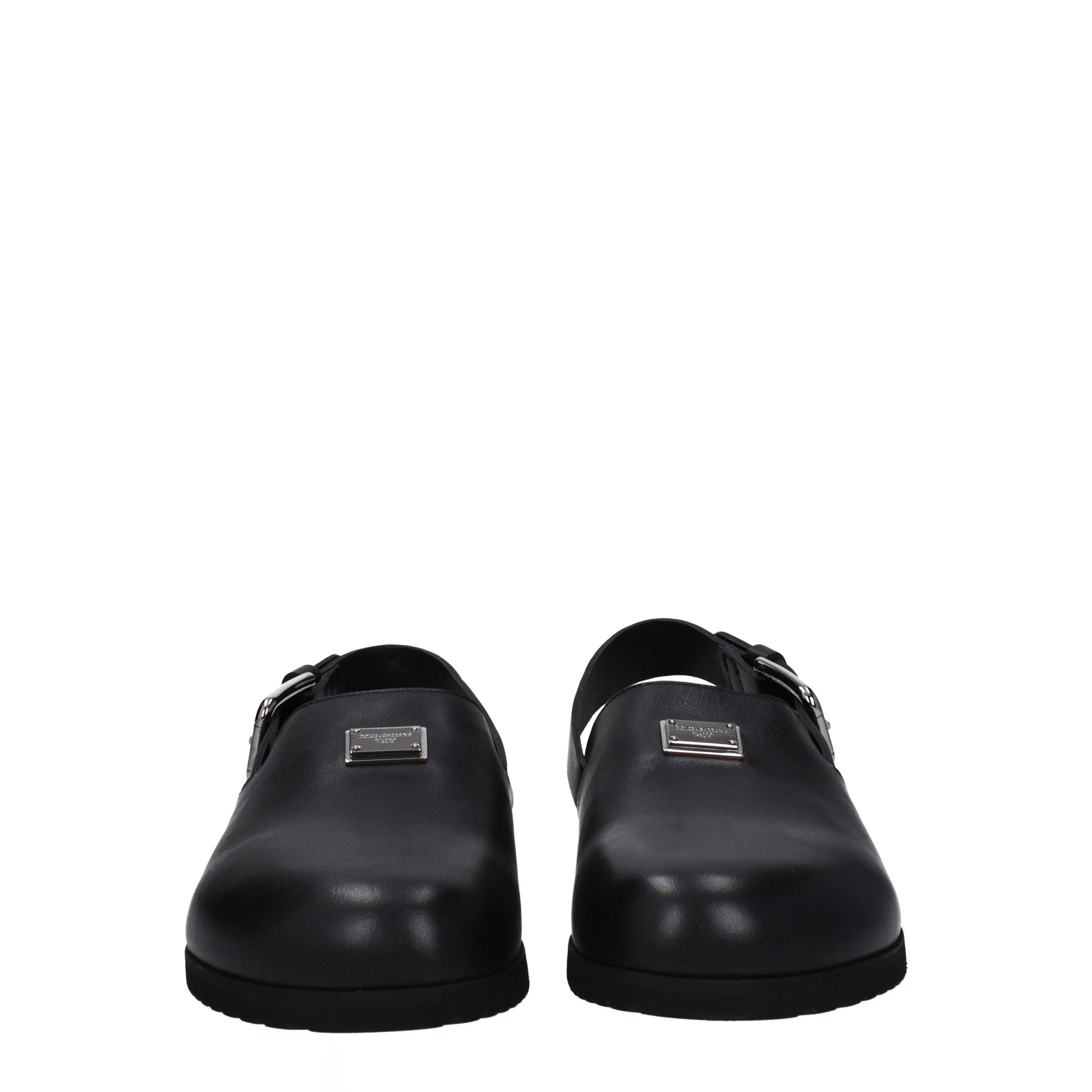 Dolce & Gabbana Slippers in Leather Size US 10 / EU 43 - 3 Thumbnail