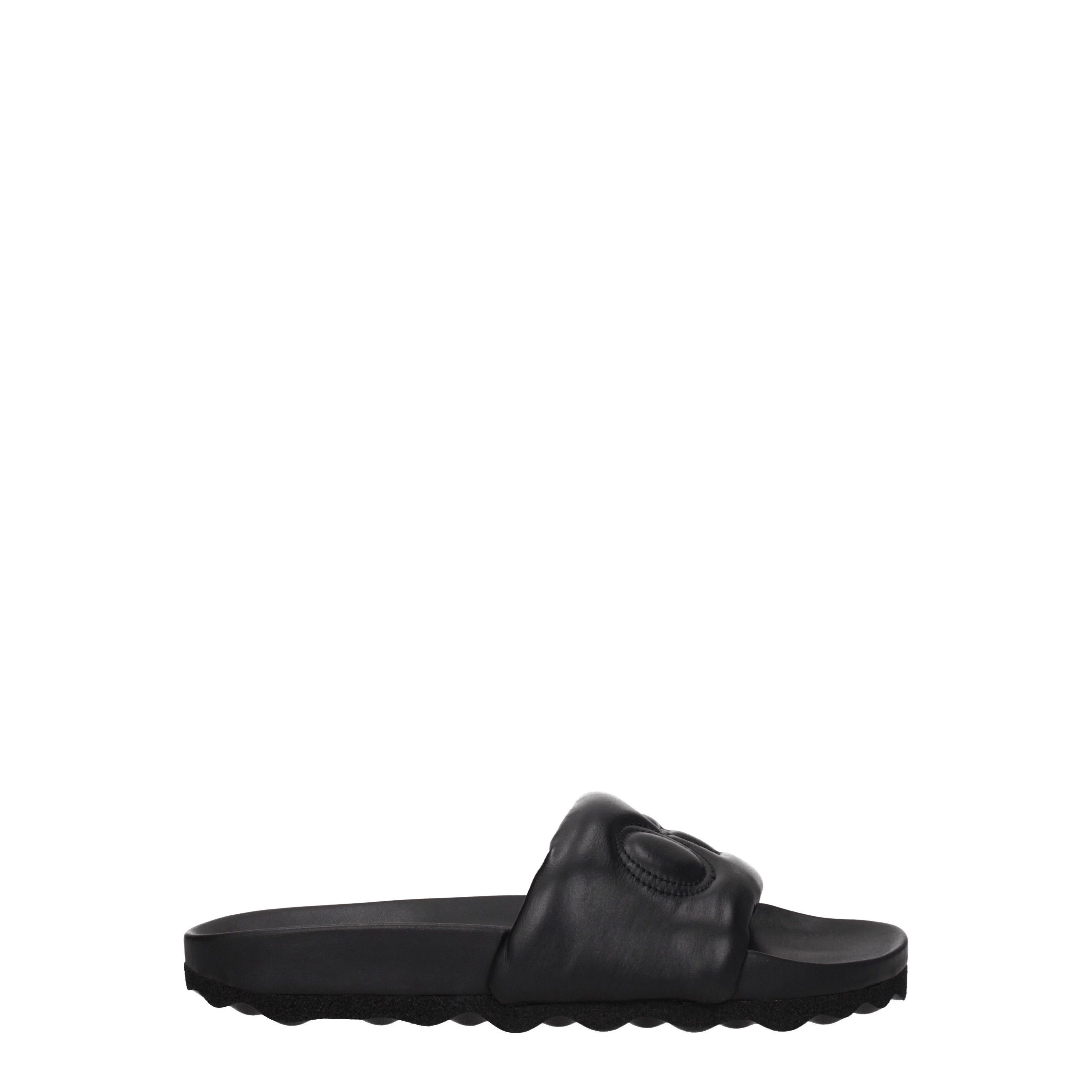 Off-White Slippers in Leather Size US 7 / EU 40 - 2 Thumbnail