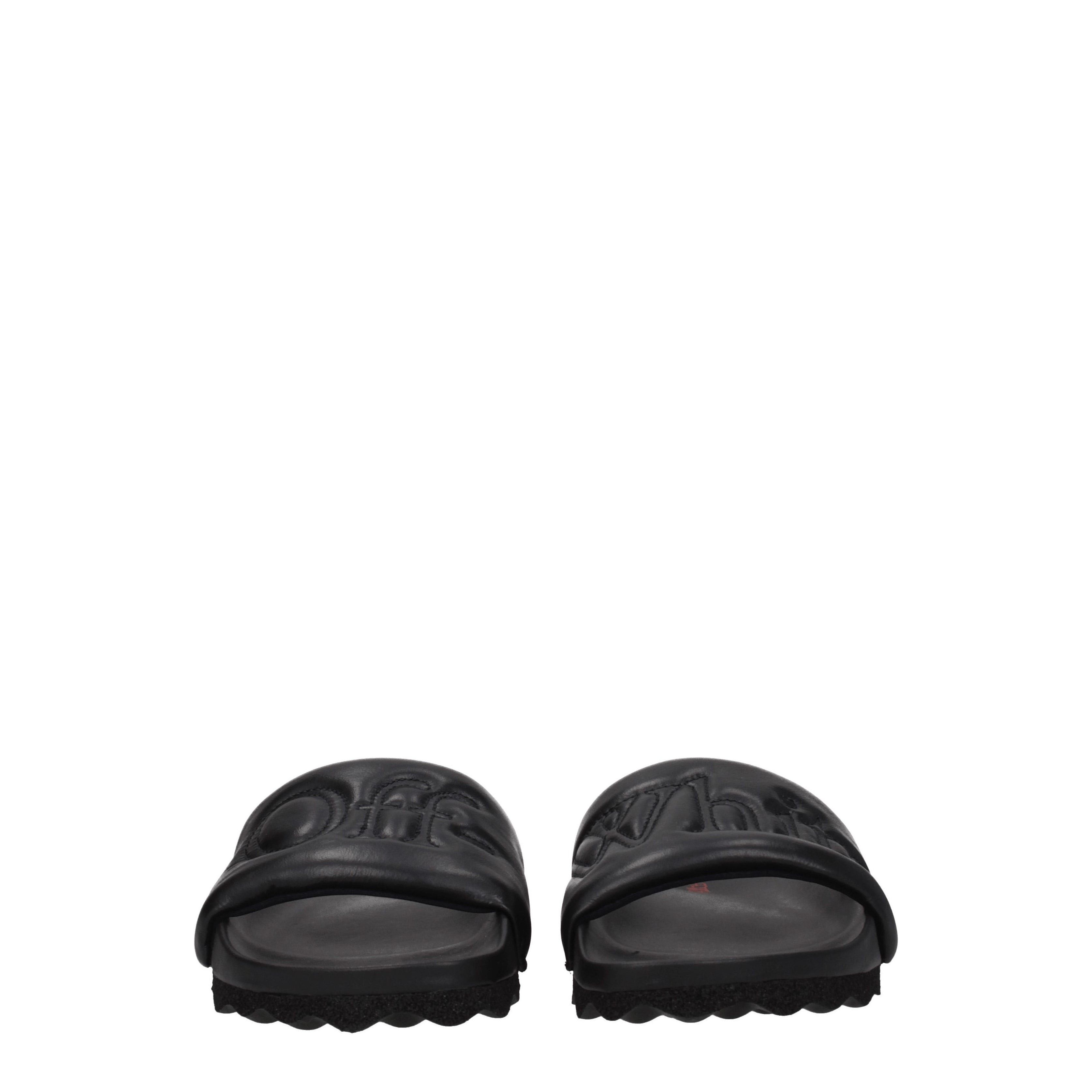 Off-White Slippers in Leather Size US 8 / EU 41 - 3 Thumbnail