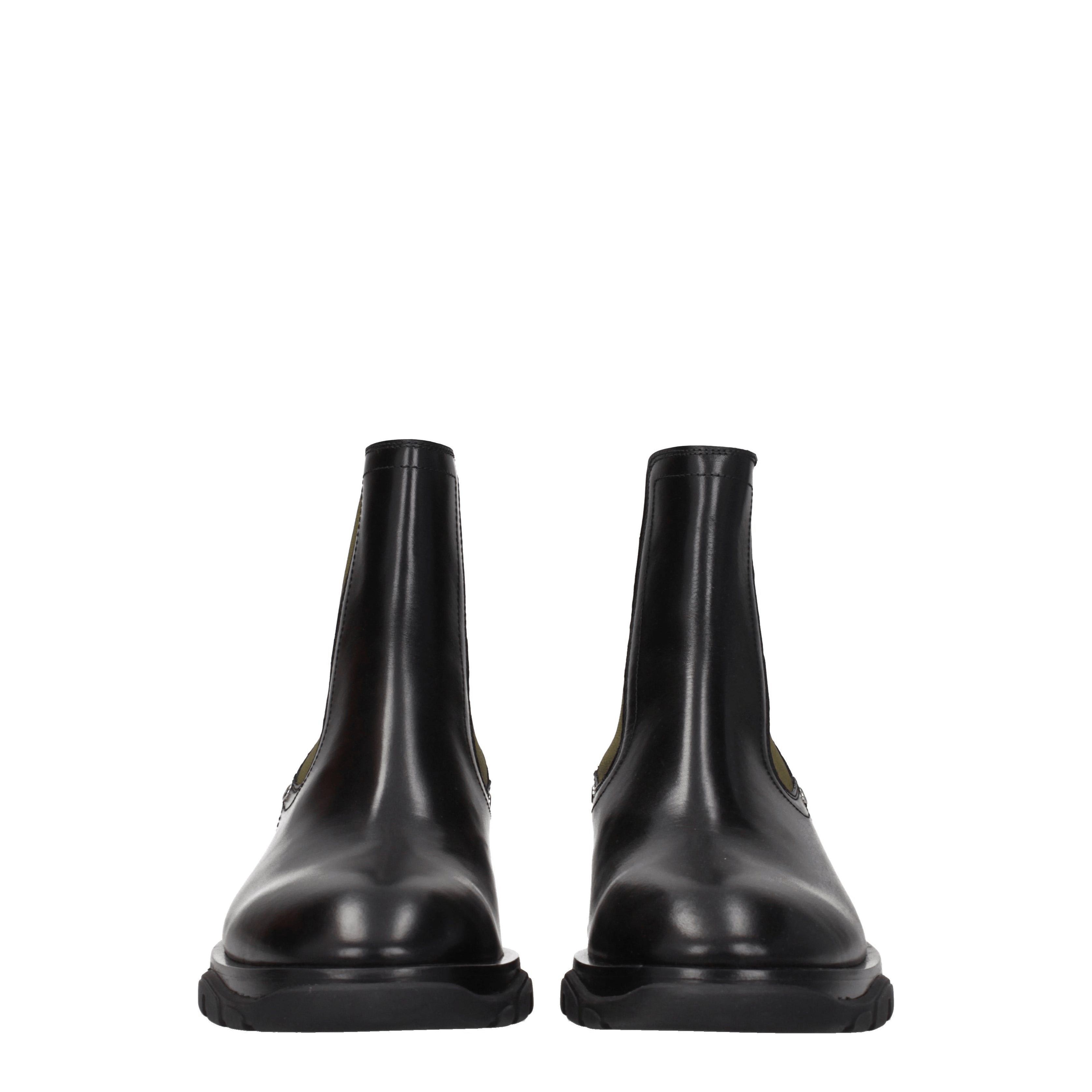 Alexander McQueen Ankle Boots in Leather Size US 7 / EU 40 - 3 Thumbnail