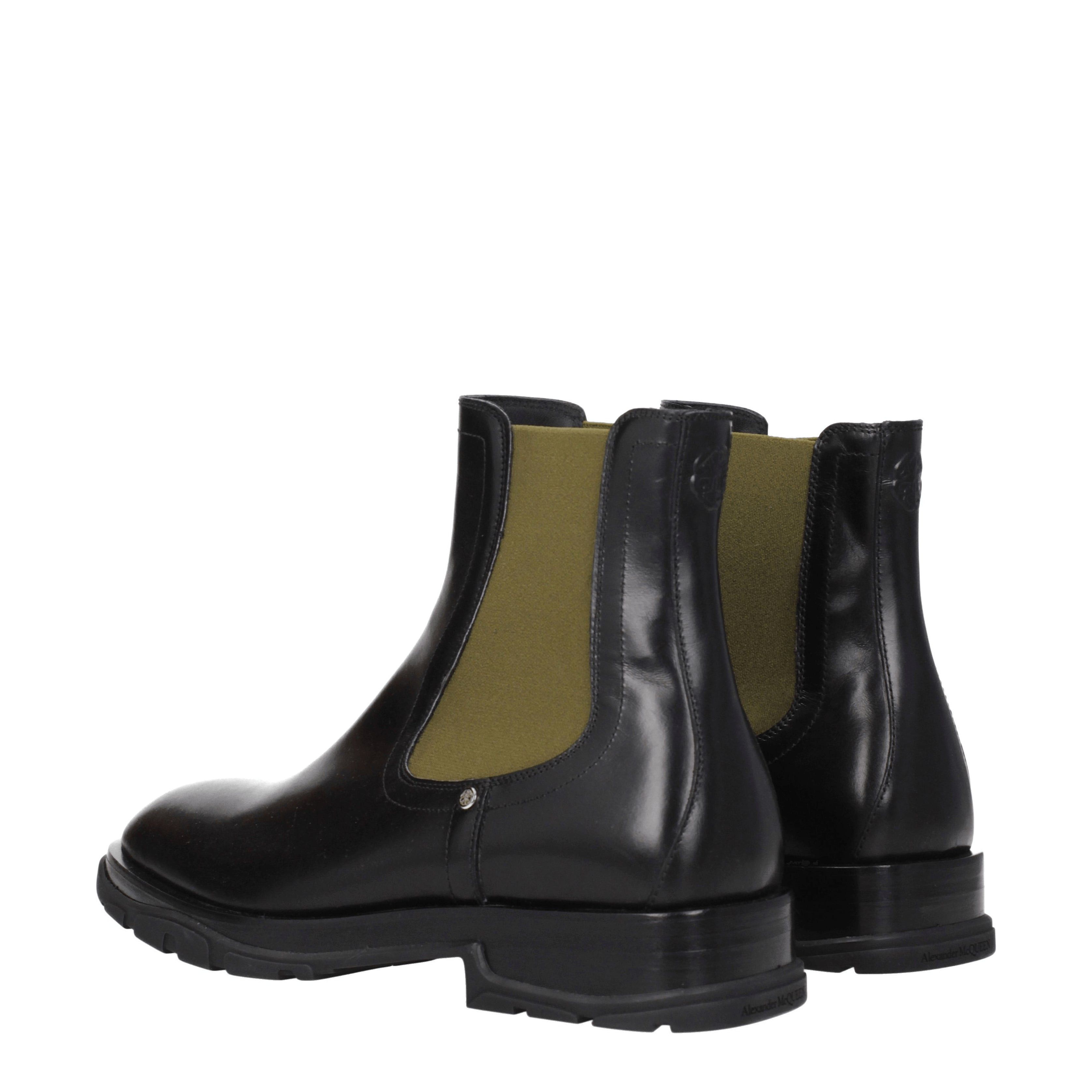 Alexander McQueen Ankle Boots in Leather Size US 8 / EU 41 - 4 Thumbnail