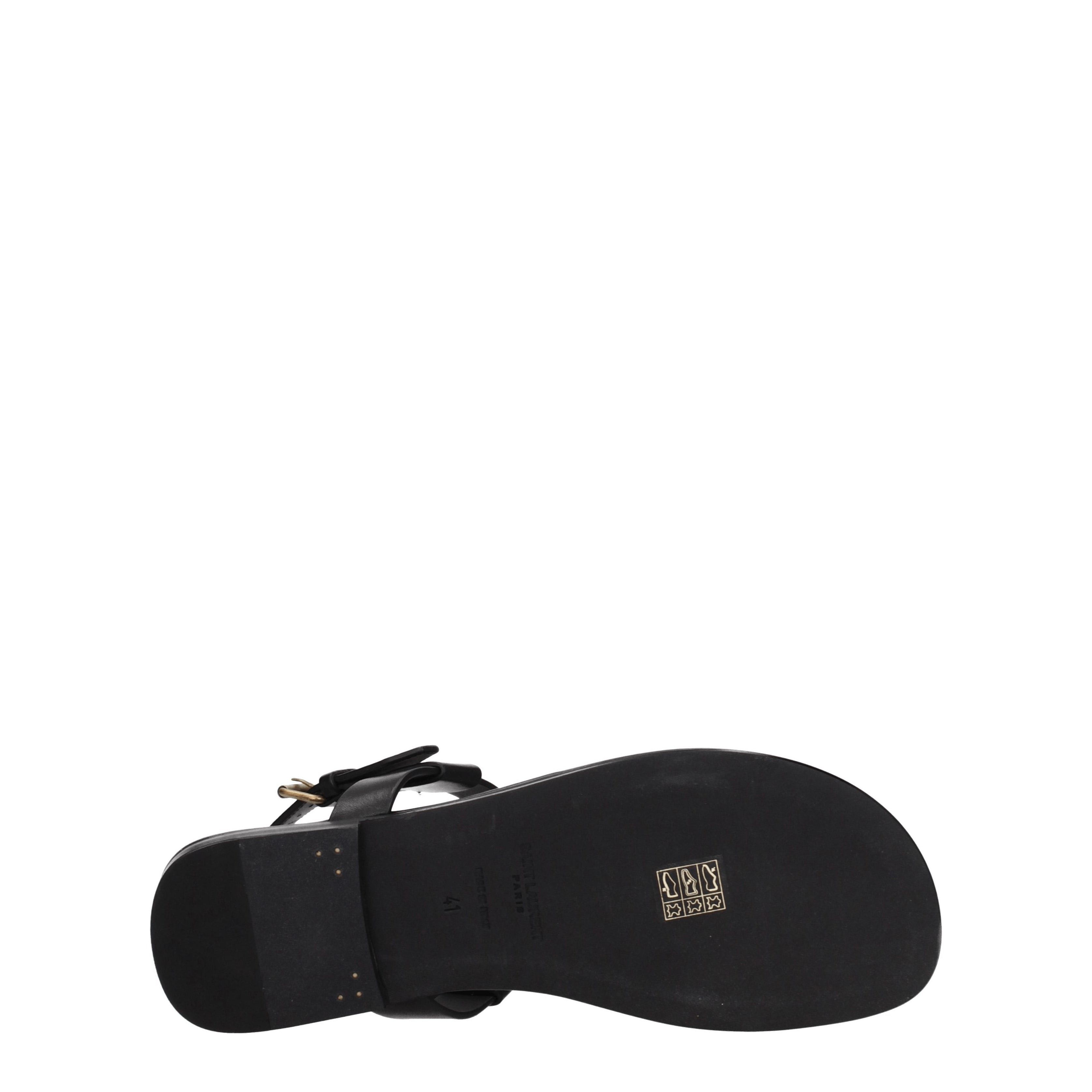 Saint Laurent Paris Flip Flops in Leather Size US 9 / EU 42 - 5 Thumbnail