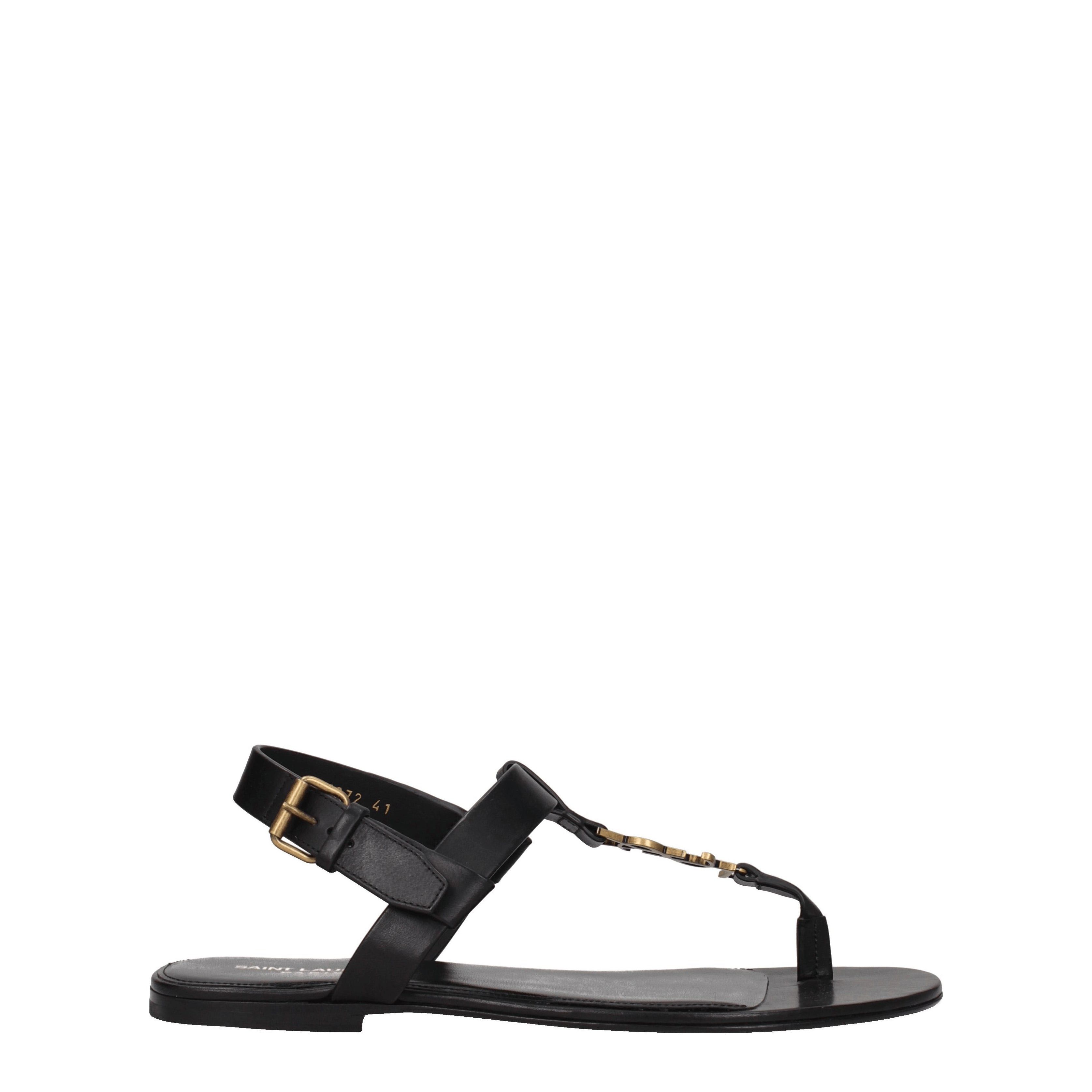 Saint Laurent Paris Flip Flops in Leather Size US 9 / EU 42 - 2 Thumbnail