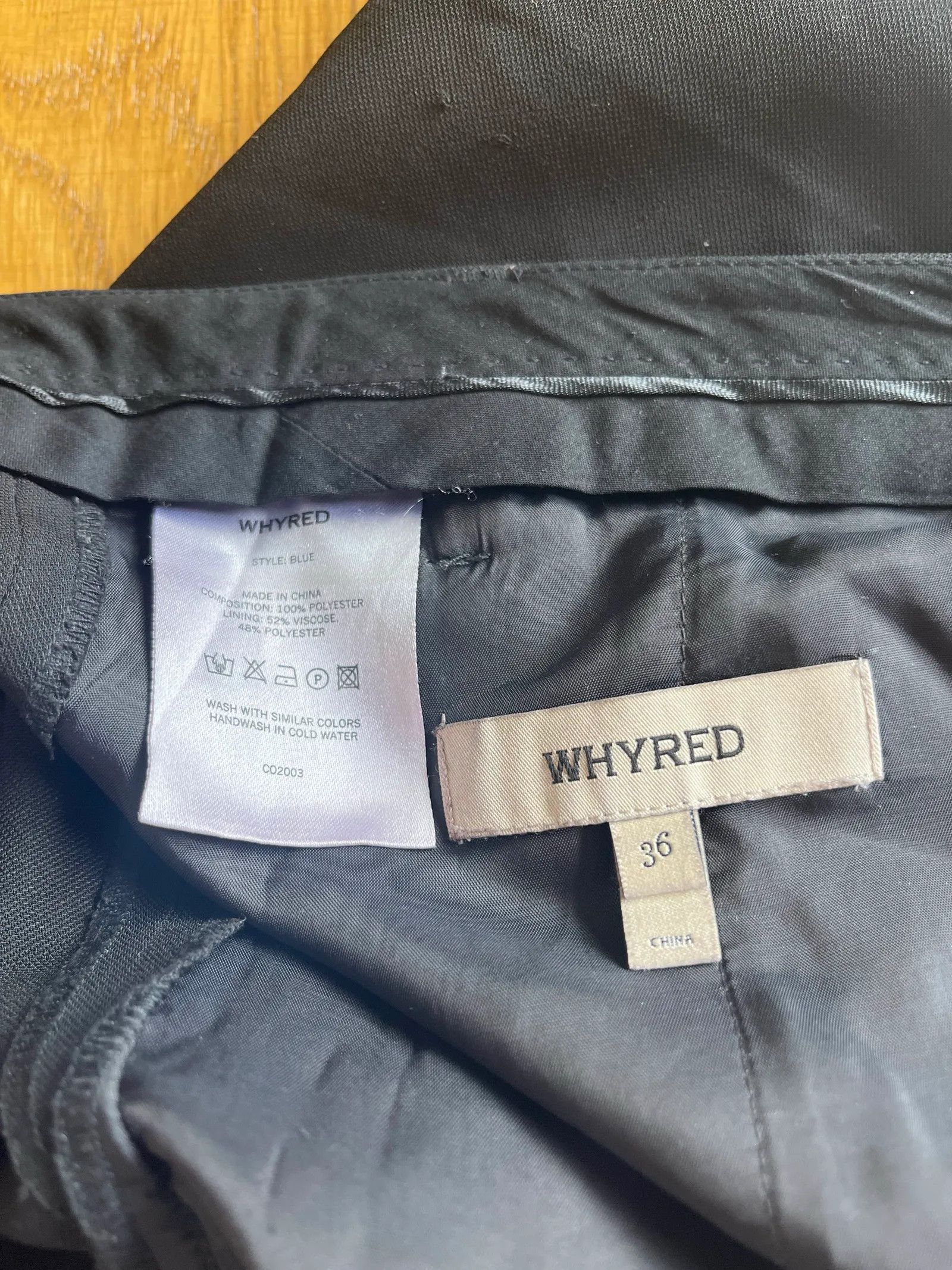 Whyred Whyred Blue Pants Size 26" / US 2 / IT 38 - 2 Thumbnail