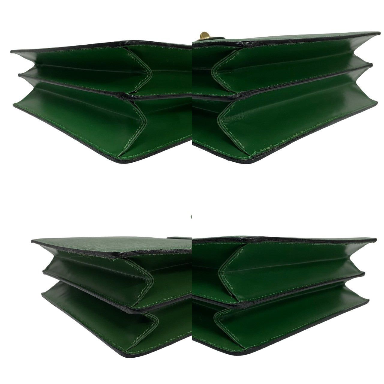 Louis Vuitton Louis Vuitton Shoulder Bag Green Leather Size ONE SIZE - 7 Thumbnail