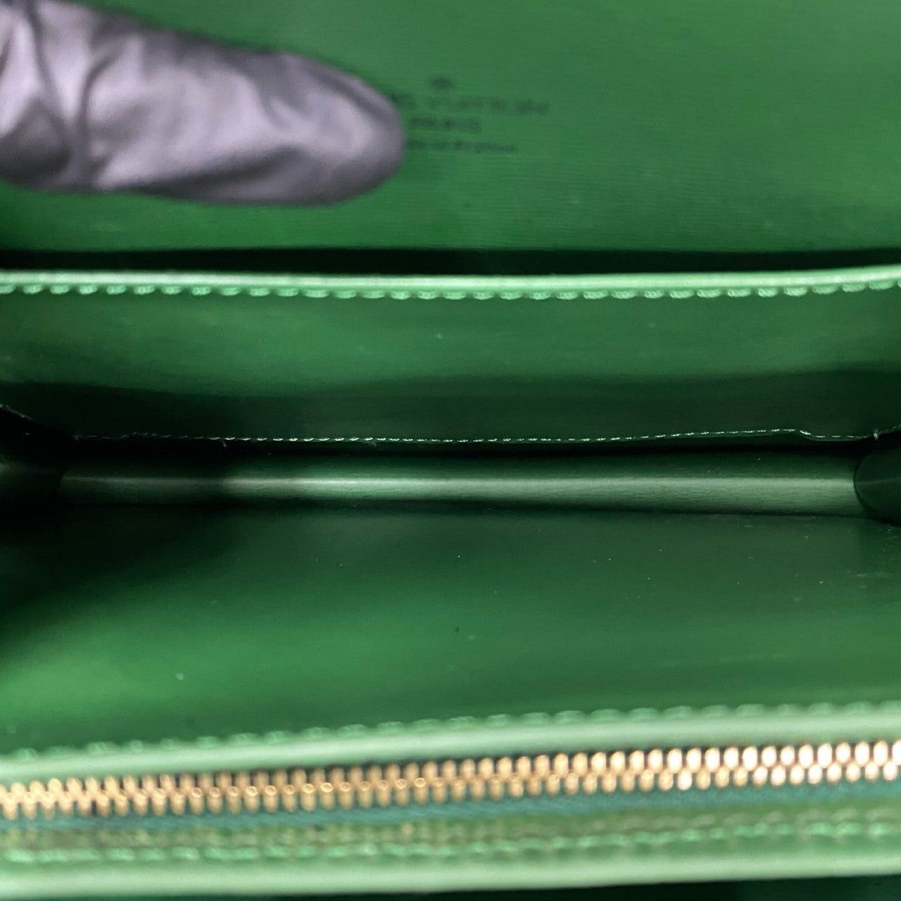 Louis Vuitton Louis Vuitton Shoulder Bag Green Leather Size ONE SIZE - 8 Thumbnail