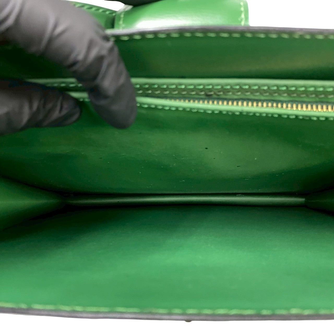 Louis Vuitton Louis Vuitton Shoulder Bag Green Leather Size ONE SIZE - 9 Thumbnail