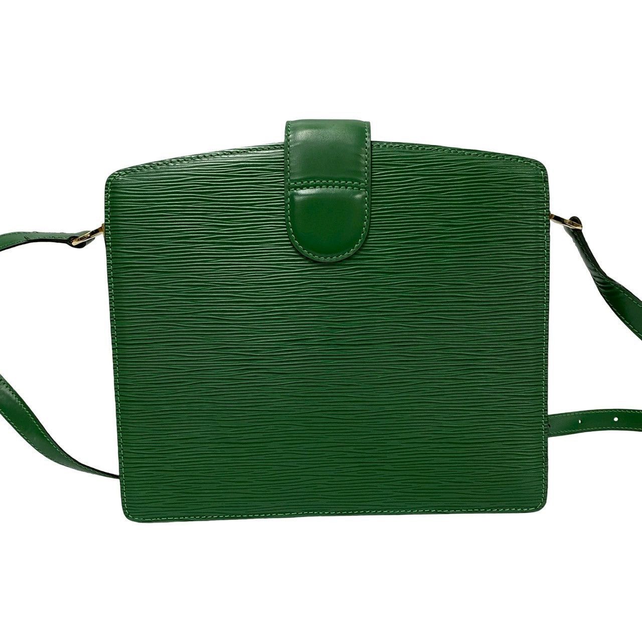 Louis Vuitton Louis Vuitton Shoulder Bag Green Leather Size ONE SIZE - 4 Thumbnail