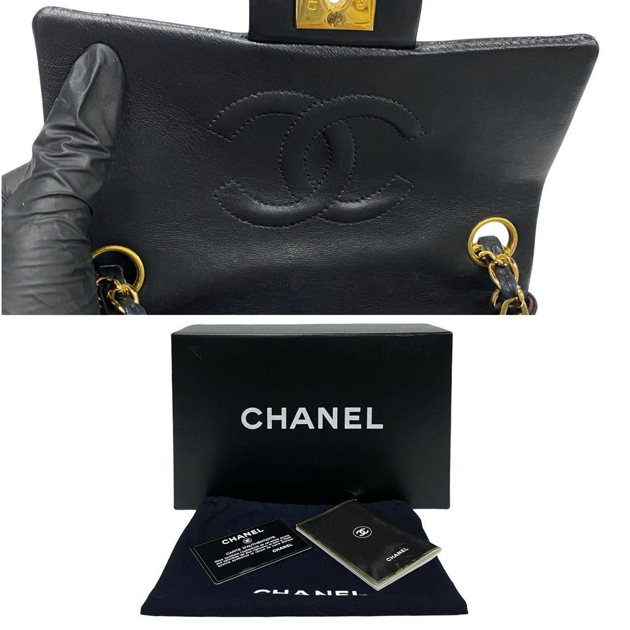 Chanel Chanel Shoulder Bag Black Leather Size ONE SIZE - 9 Thumbnail