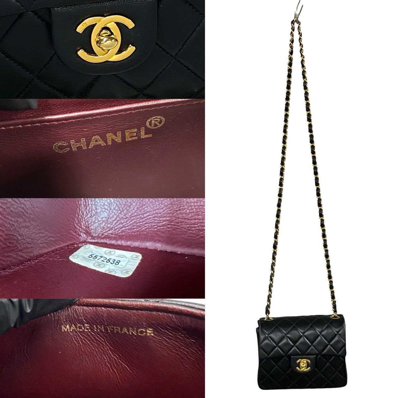 Chanel Chanel Shoulder Bag Black Leather Size ONE SIZE - 3 Thumbnail