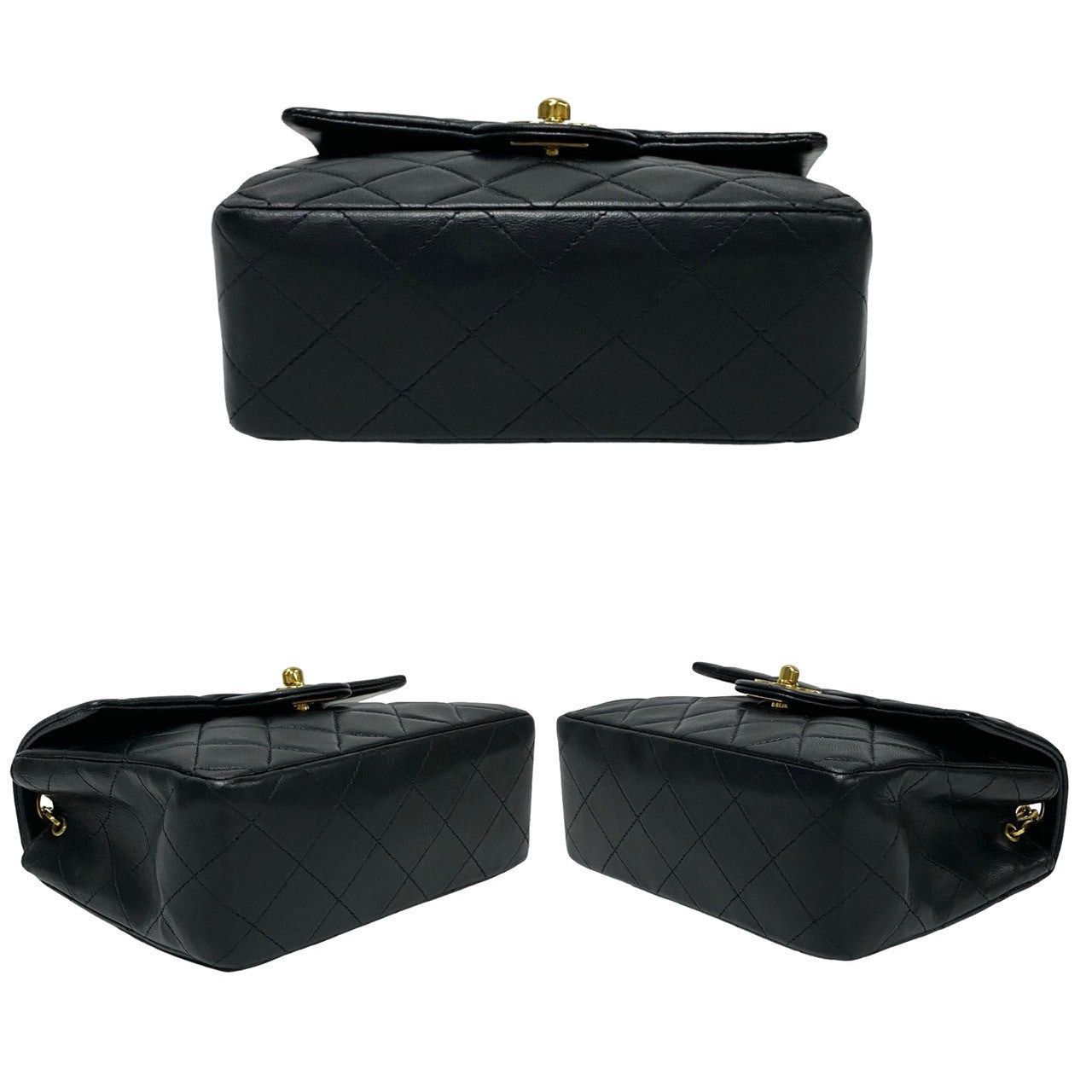 Chanel Chanel Shoulder Bag Black Leather Size ONE SIZE - 6 Thumbnail
