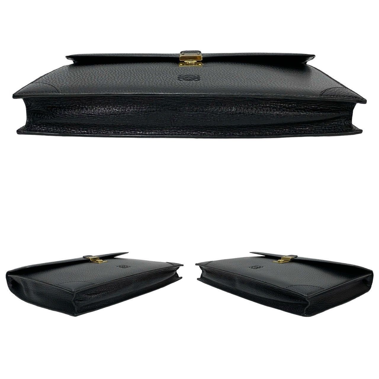 Loewe Loewe Handbag Black Leather Size ONE SIZE - 6 Thumbnail