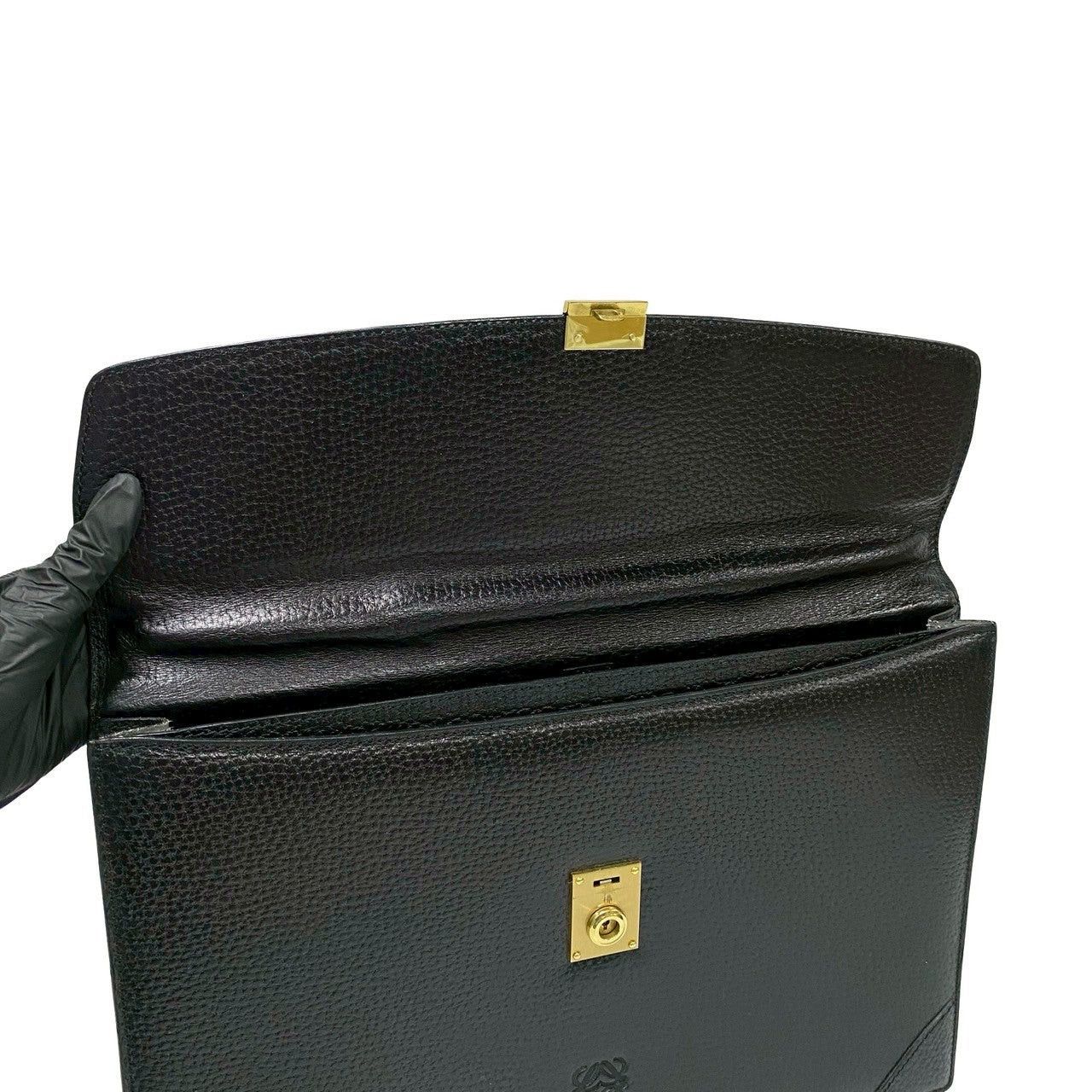 Loewe Loewe Handbag Black Leather Size ONE SIZE - 8 Thumbnail