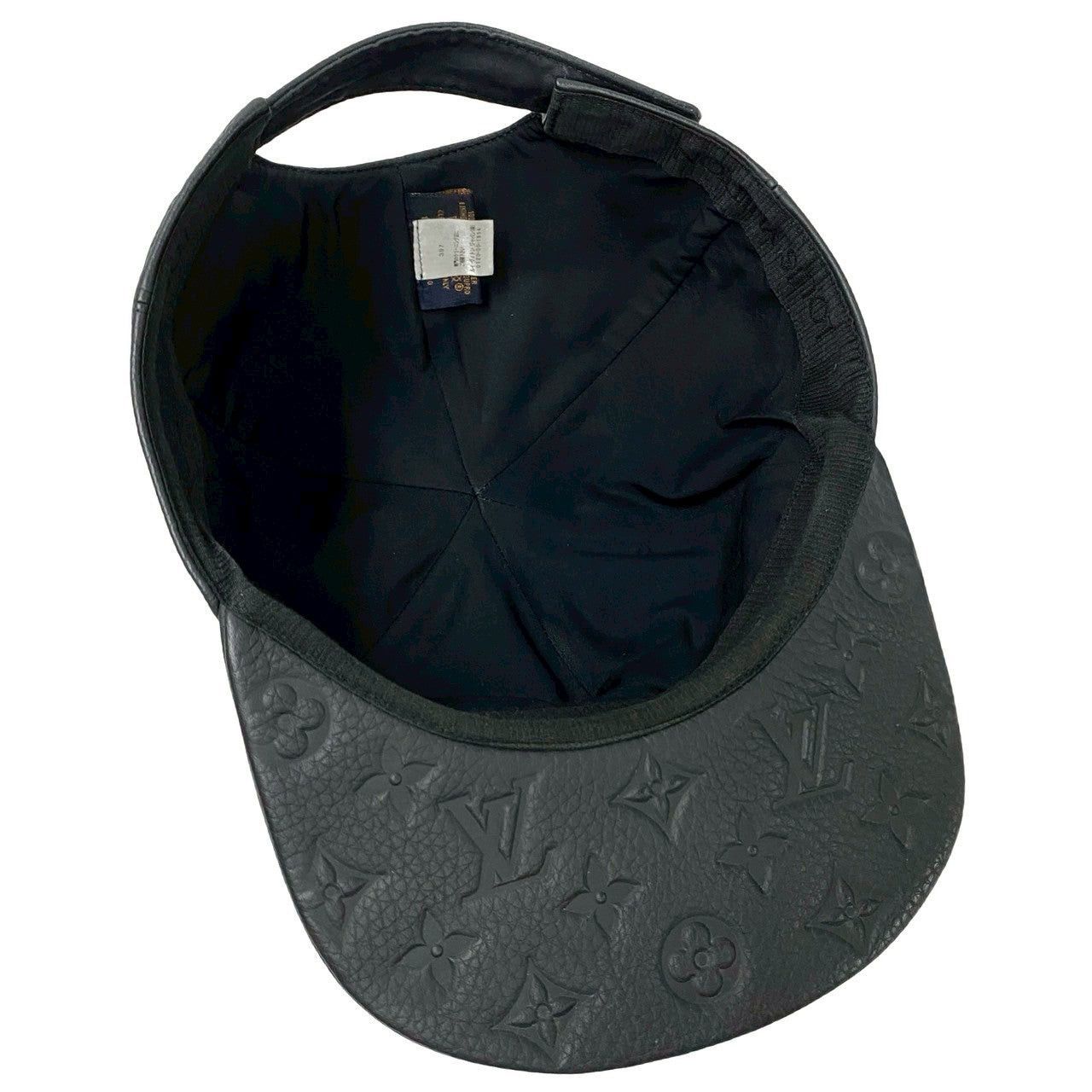 Louis Vuitton Louis Vuitton Hat Black Leather Size ONE SIZE - 6 Thumbnail