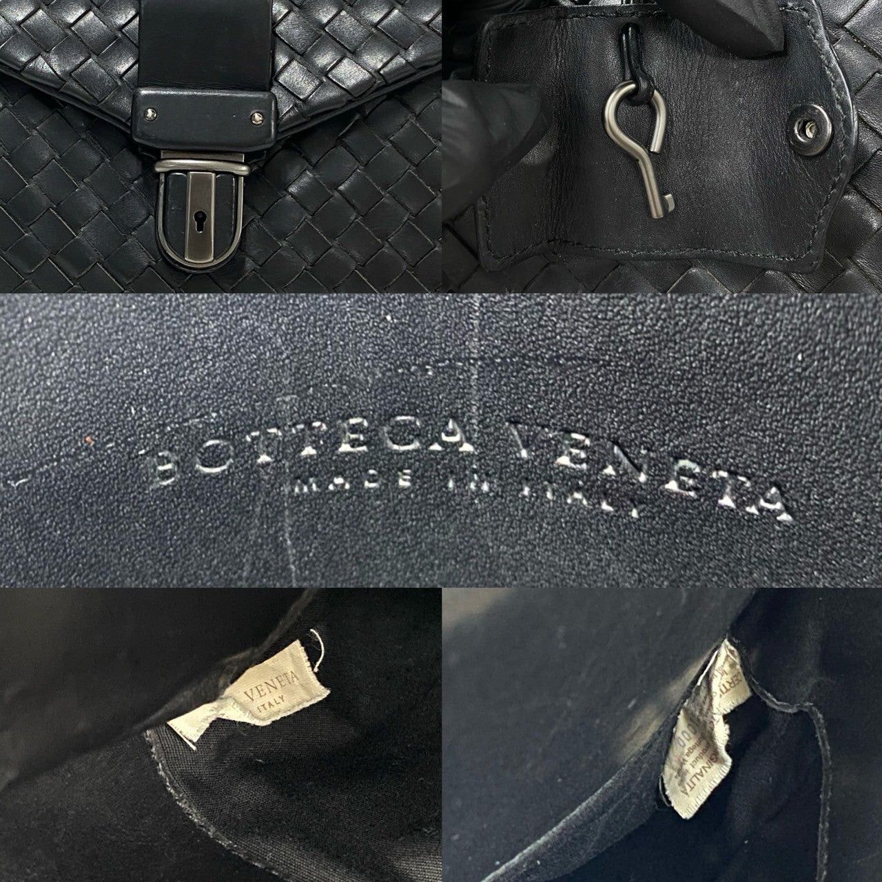Bottega Veneta Bottega Veneta Handbag Black Leather Size ONE SIZE - 3 Thumbnail