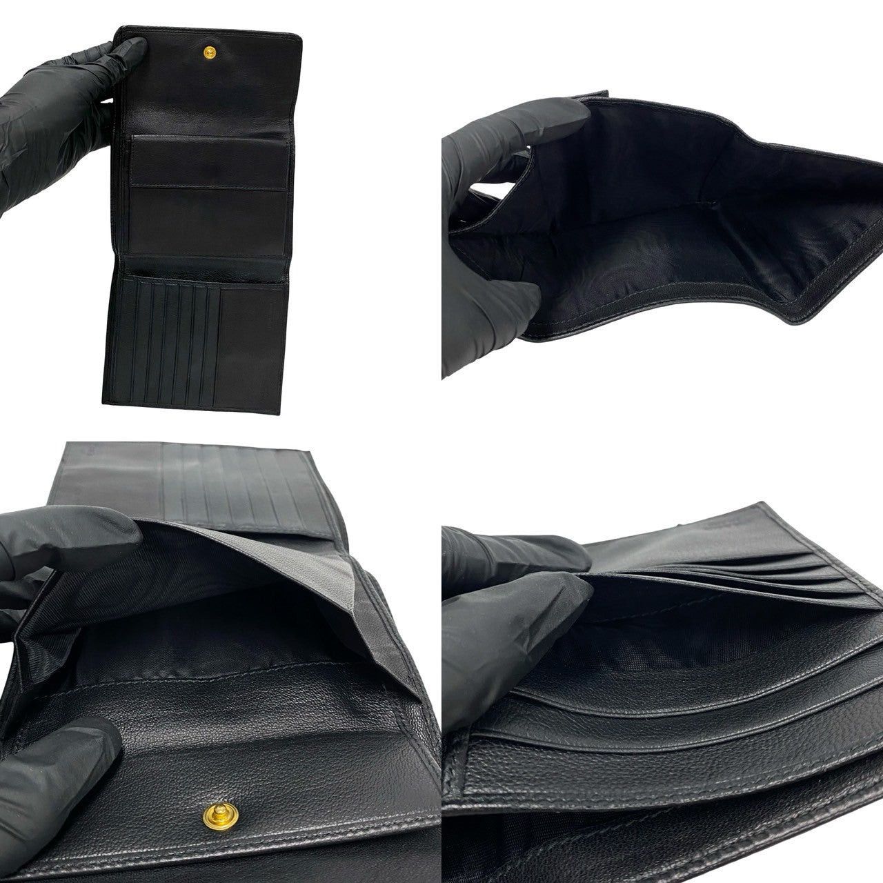 Prada Prada Black Leather Size ONE SIZE - 8 Thumbnail