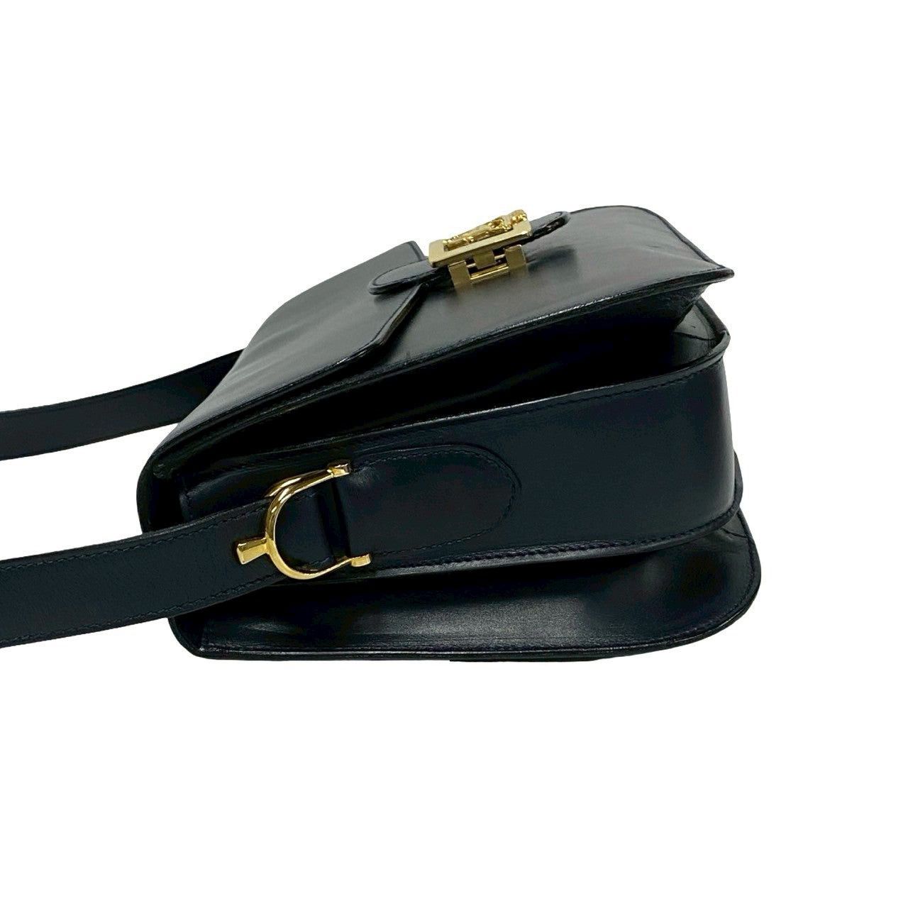 Celine Celine Shoulder Bag Blue Leather Size ONE SIZE - 6 Thumbnail